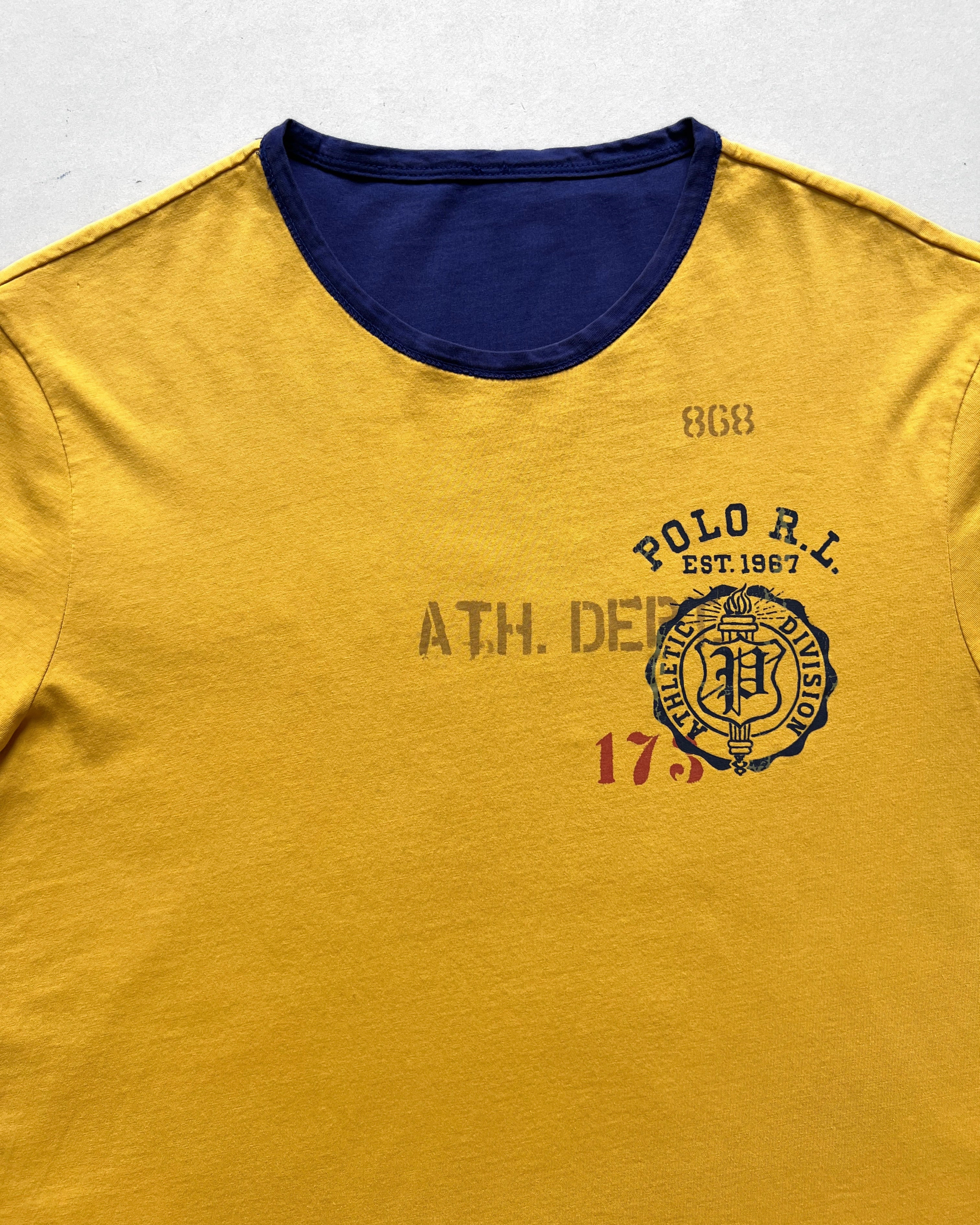 2000S RALPH LAUREN REVERSIBLE TEE (L)