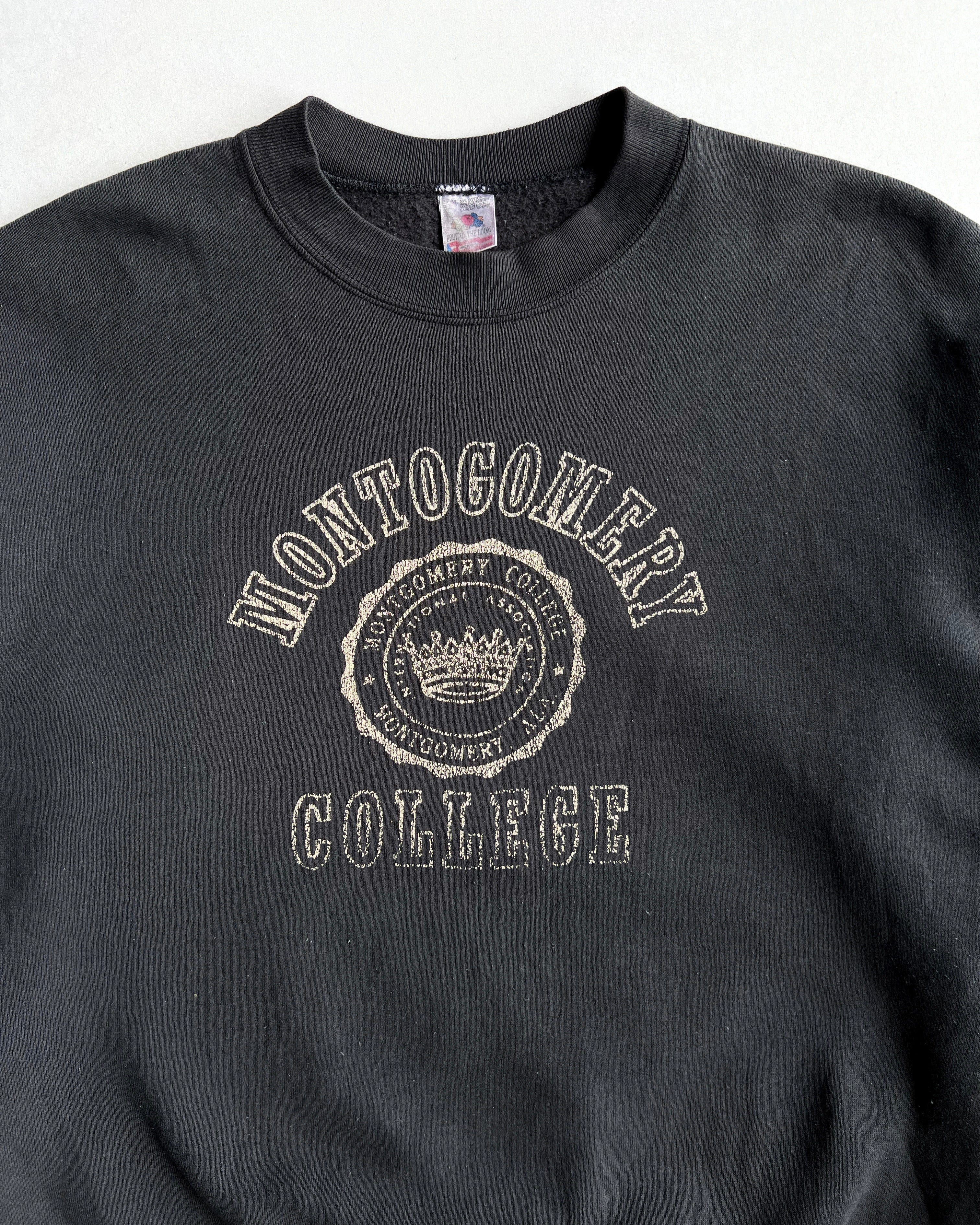 1990S 'MONTOGOMERY COLLEGE' SWEATSHIRT (L)