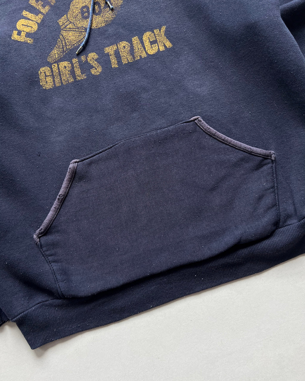 1970S RUSSELL 'FOLEY HIGH SCHOOL GIRL'S TRACK' HOODIE (M)