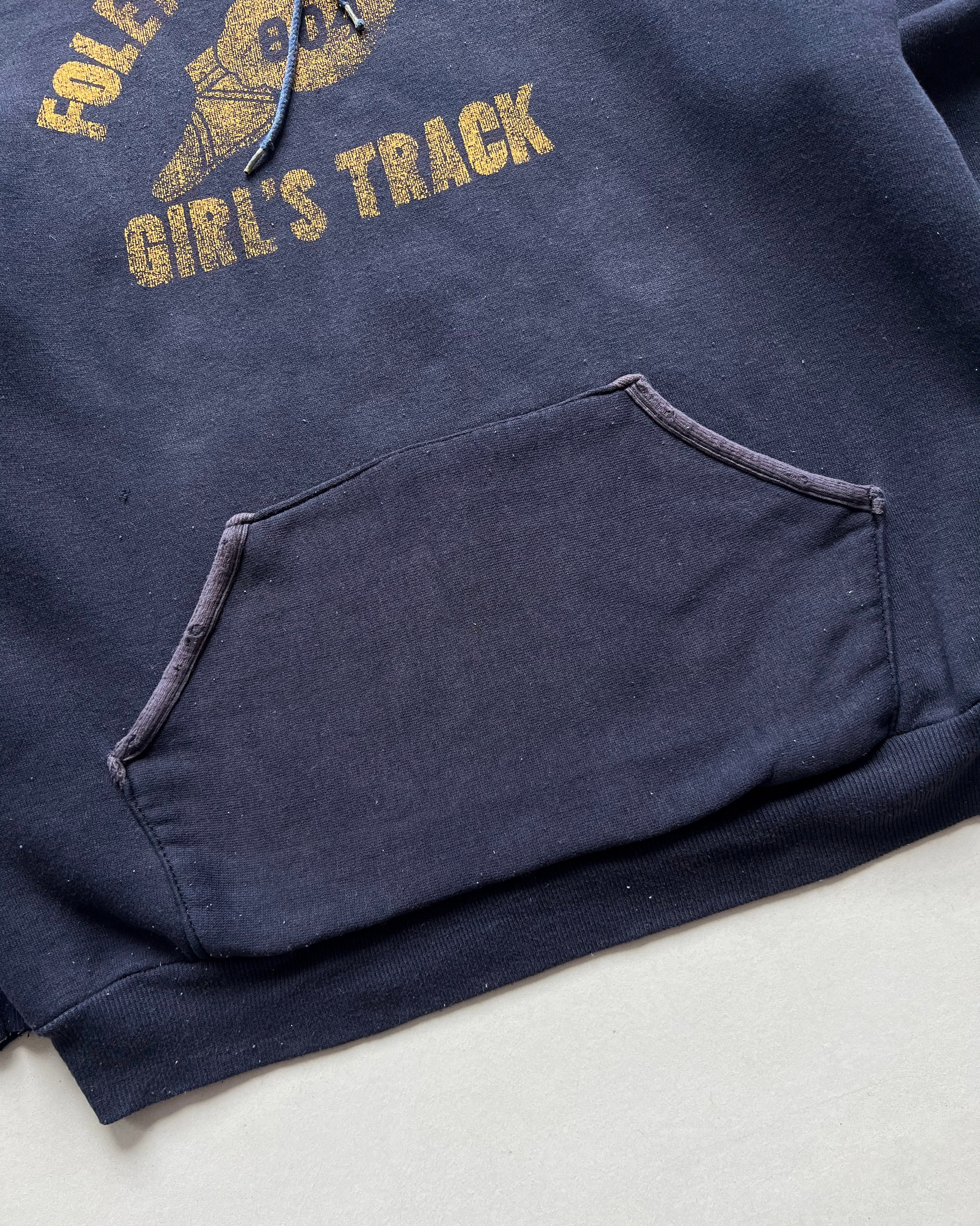 1970S RUSSELL 'FOLEY HIGH SCHOOL GIRL'S TRACK' HOODIE (M)