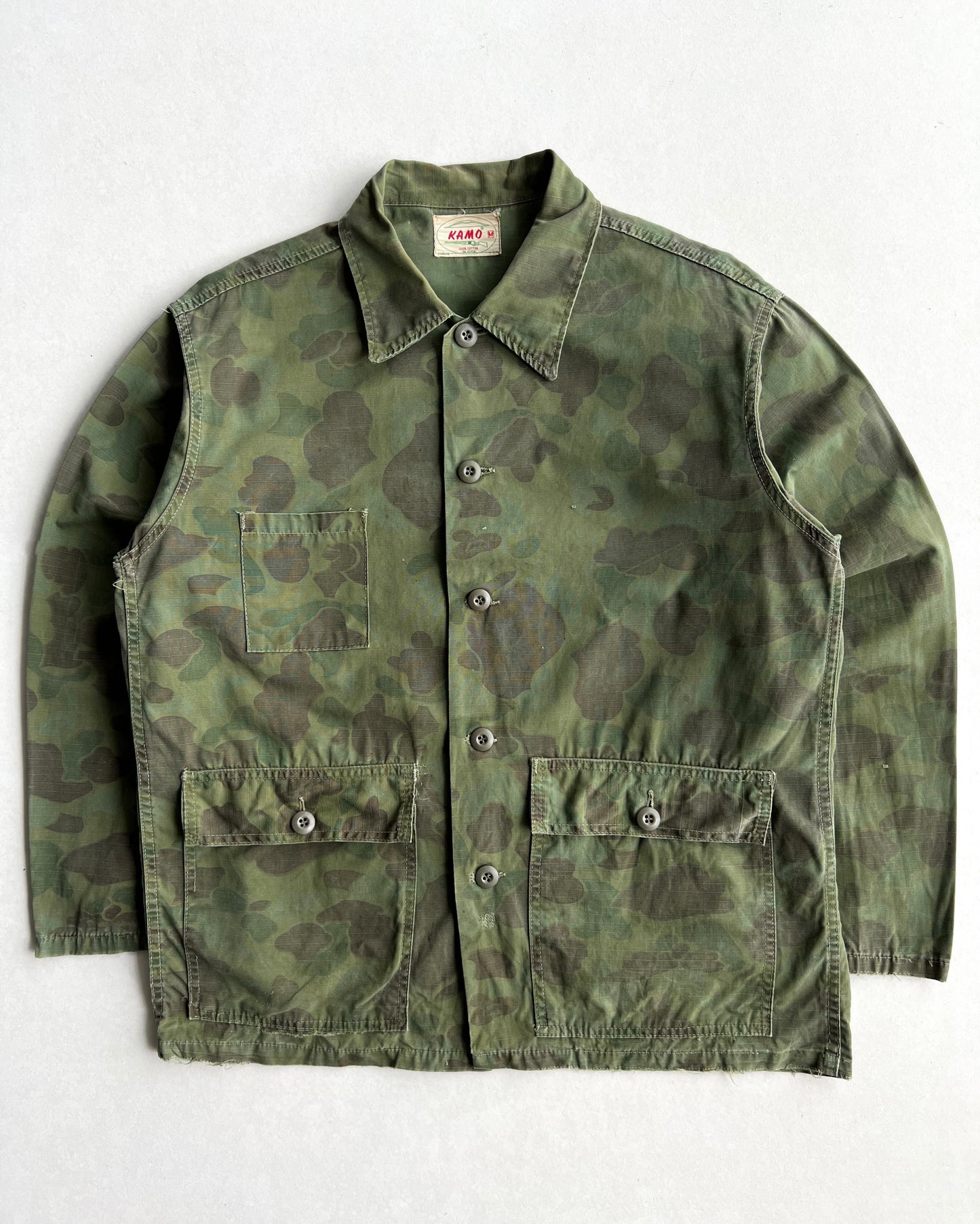 1960S KAMO CAMOUFLAGE HUNTING JACKET (M)