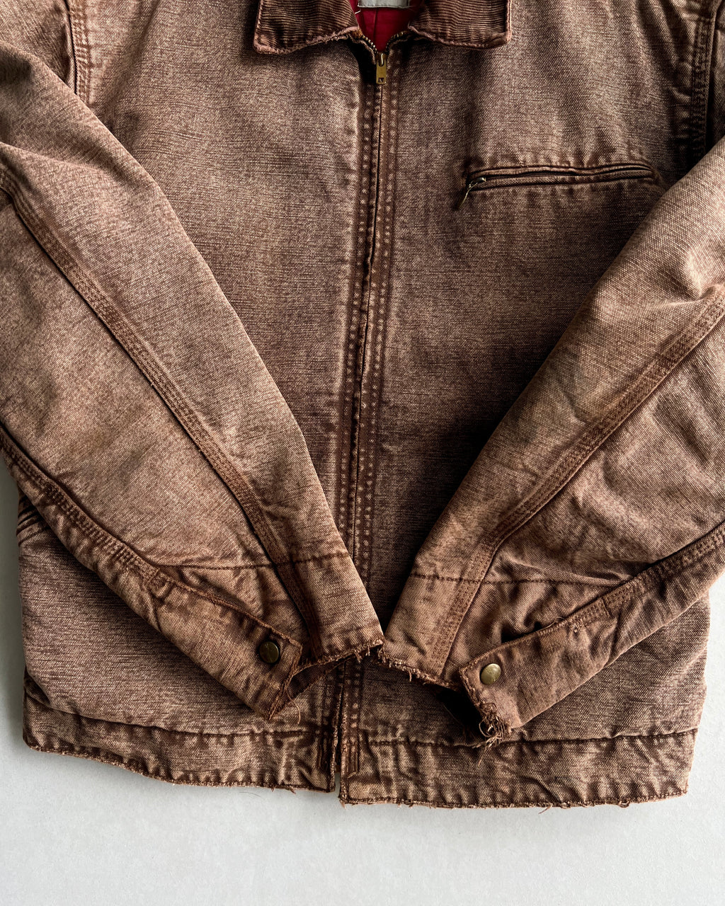 1970S STONE WASHED CARHARTT DETROIT JACKET (M)