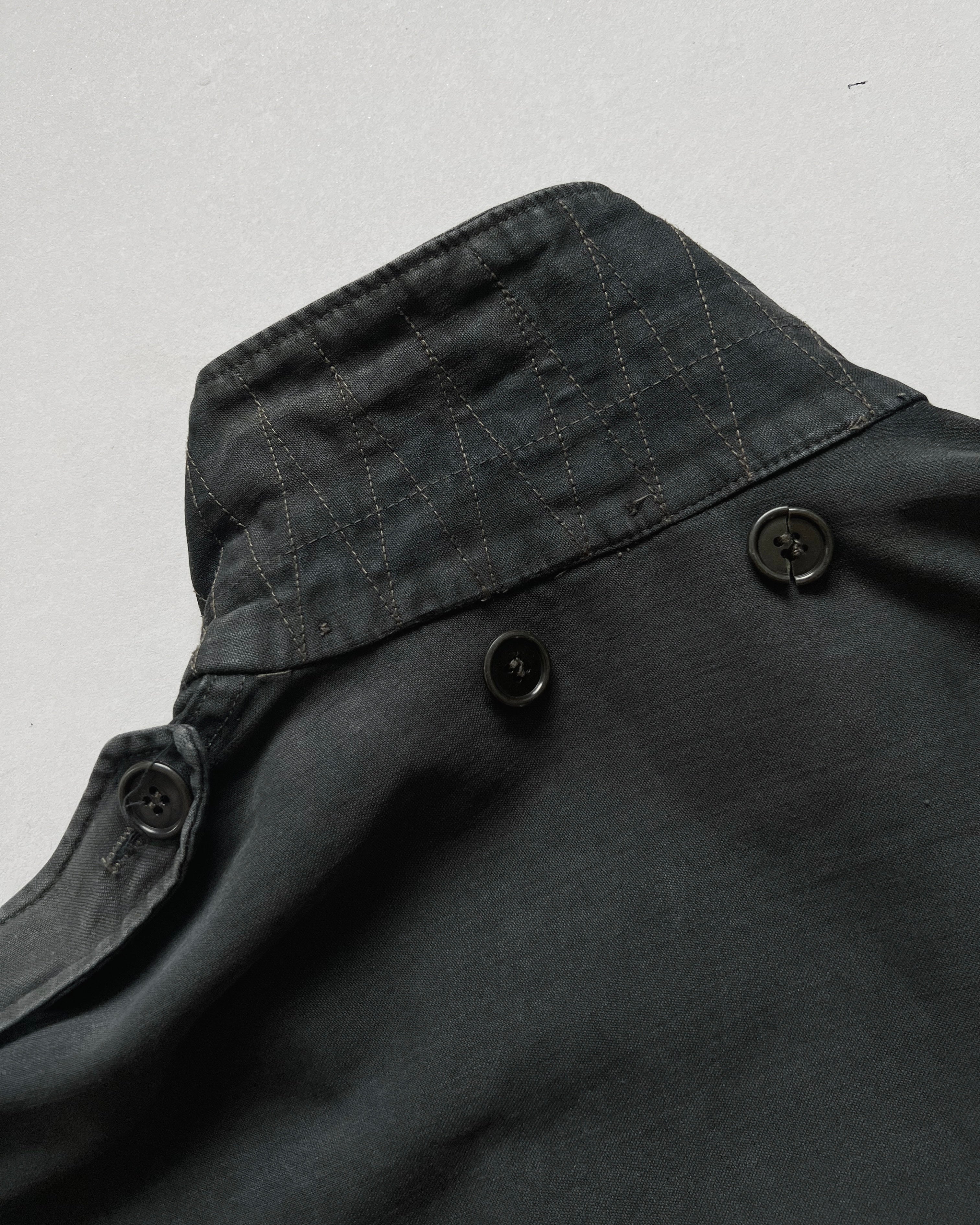 1960S OVERDYED DUTCH ARMY FIELD JACKET (M)