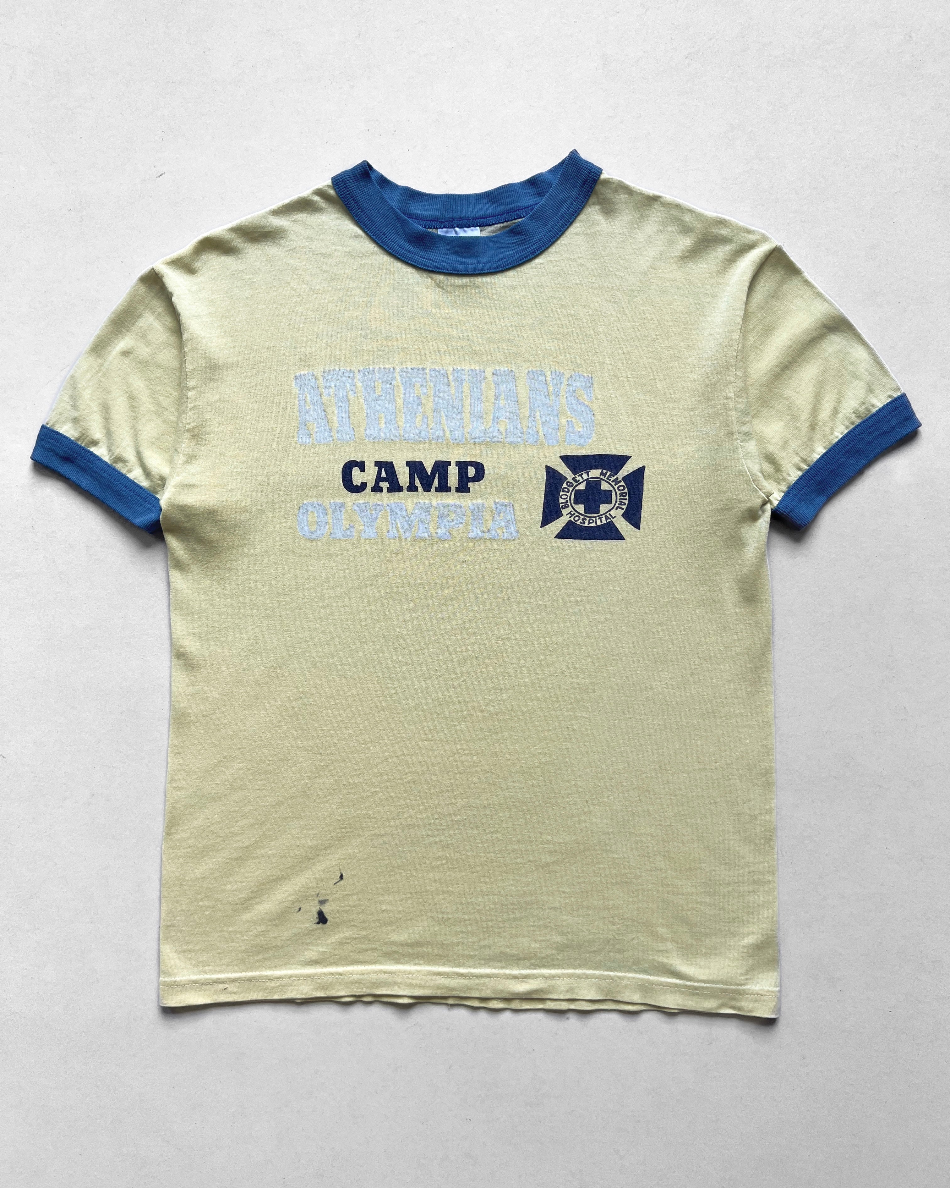 1990S 'ANTHENIANS CAMP OLYMPIA' RINGER TEE (S)