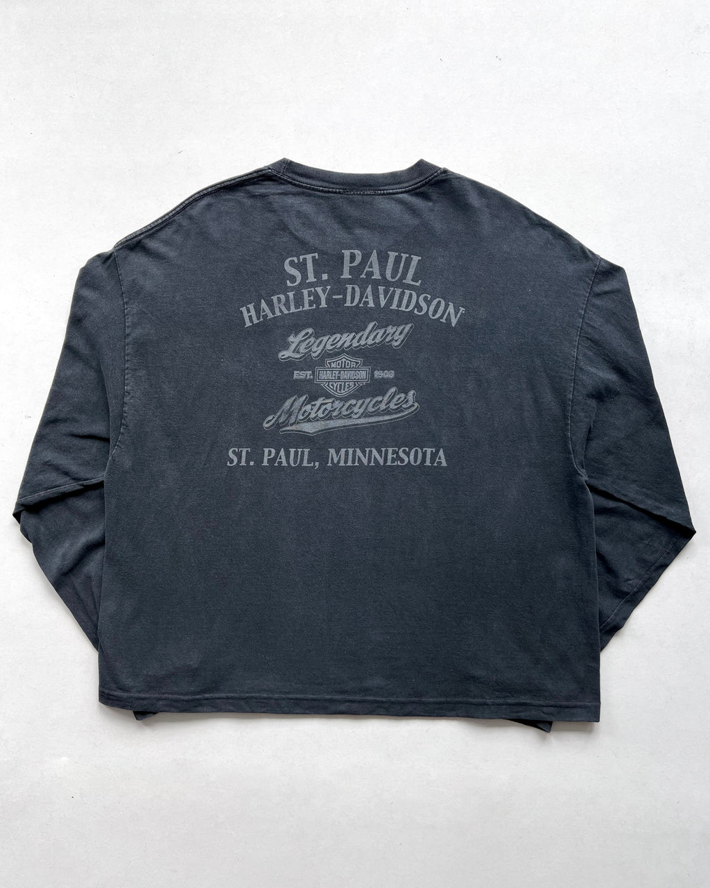2000S HARLEY DAVIDSON 'ST. PAUL MINNESOTA' LONGSLEEVES TEE (XXL)