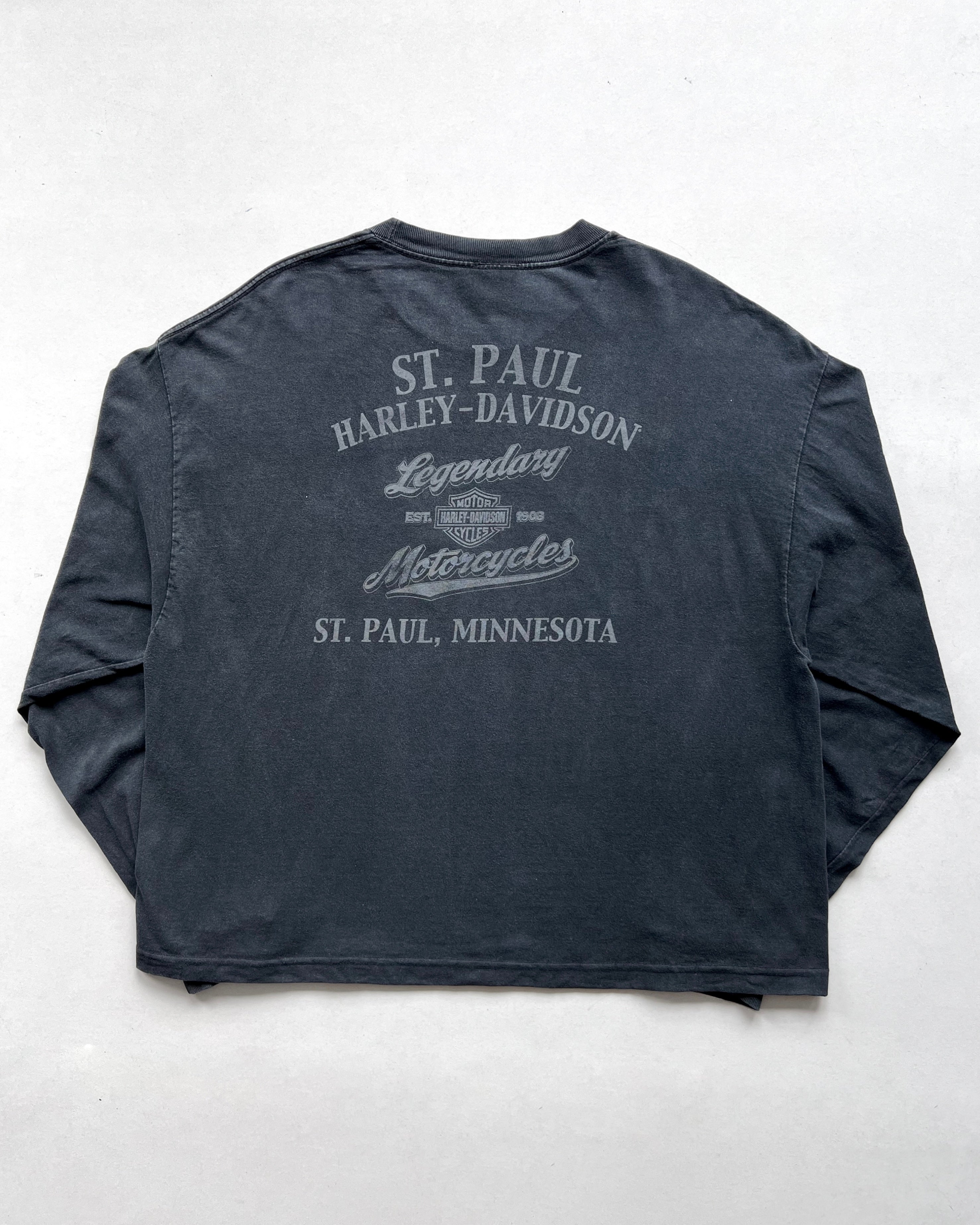 2000S HARLEY DAVIDSON 'ST. PAUL MINNESOTA' LONGSLEEVES TEE (XXL)