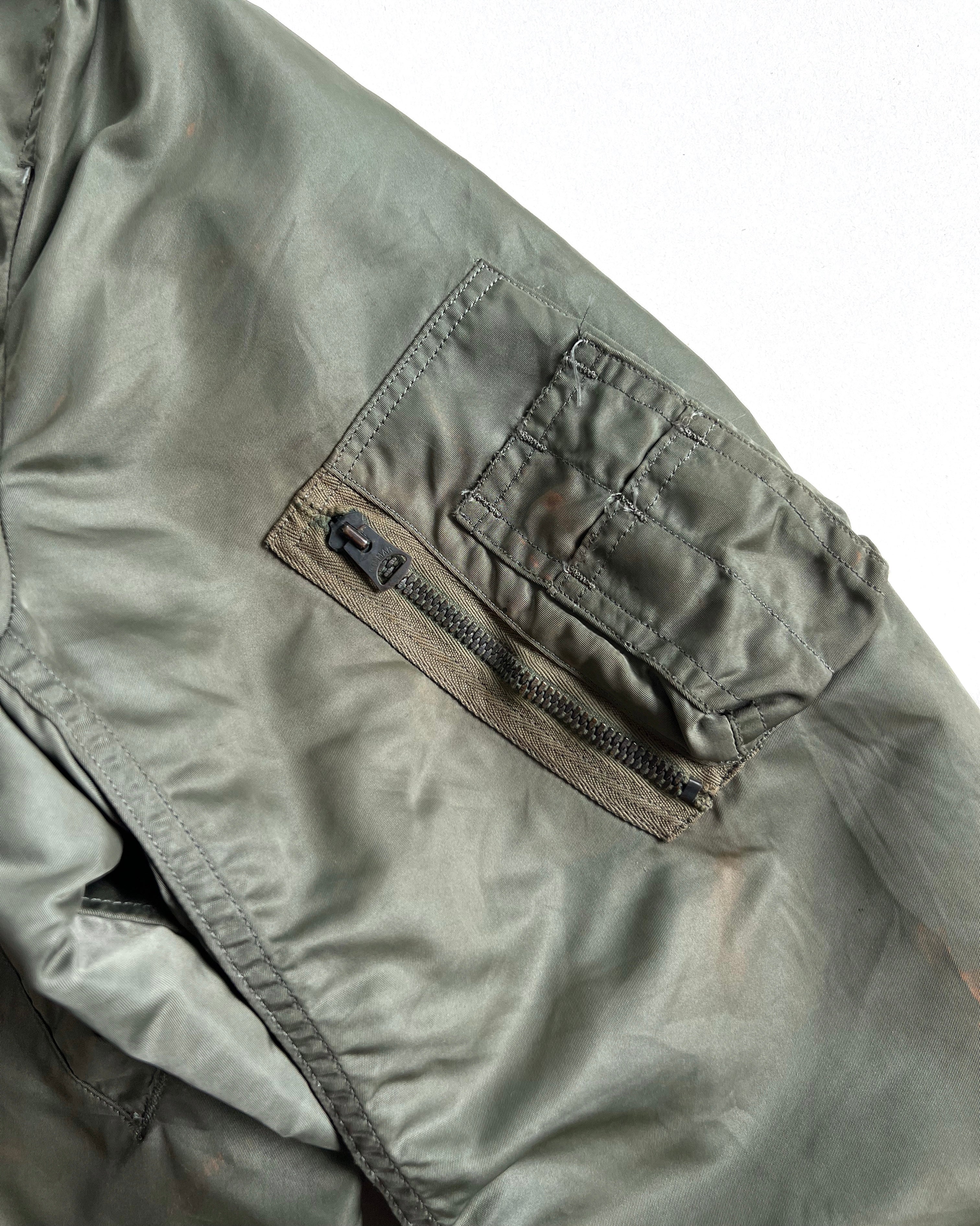 1960S USAF L2-B RAYON FLIGHT BOMBER JACKET (M)