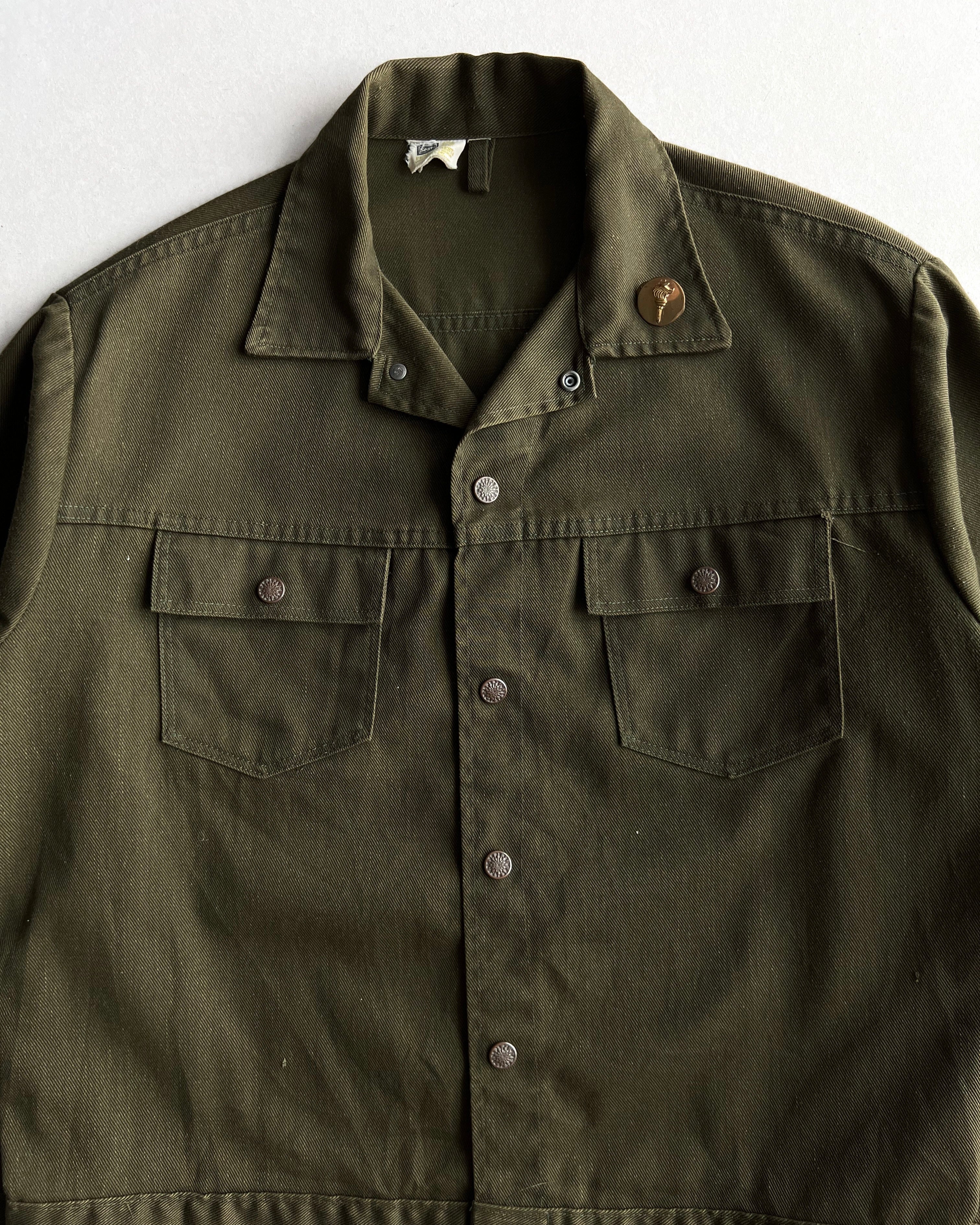 1960S SEARS BUTTON-UP WORK JACKET (L)