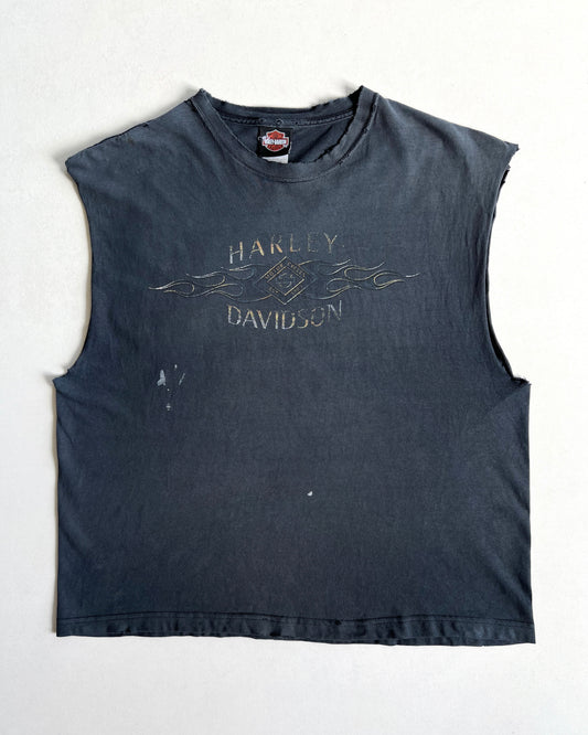 1990S HARLEY DAVIDSON 'CALIFORNIA' SLEEVESLESS TEE (XL)