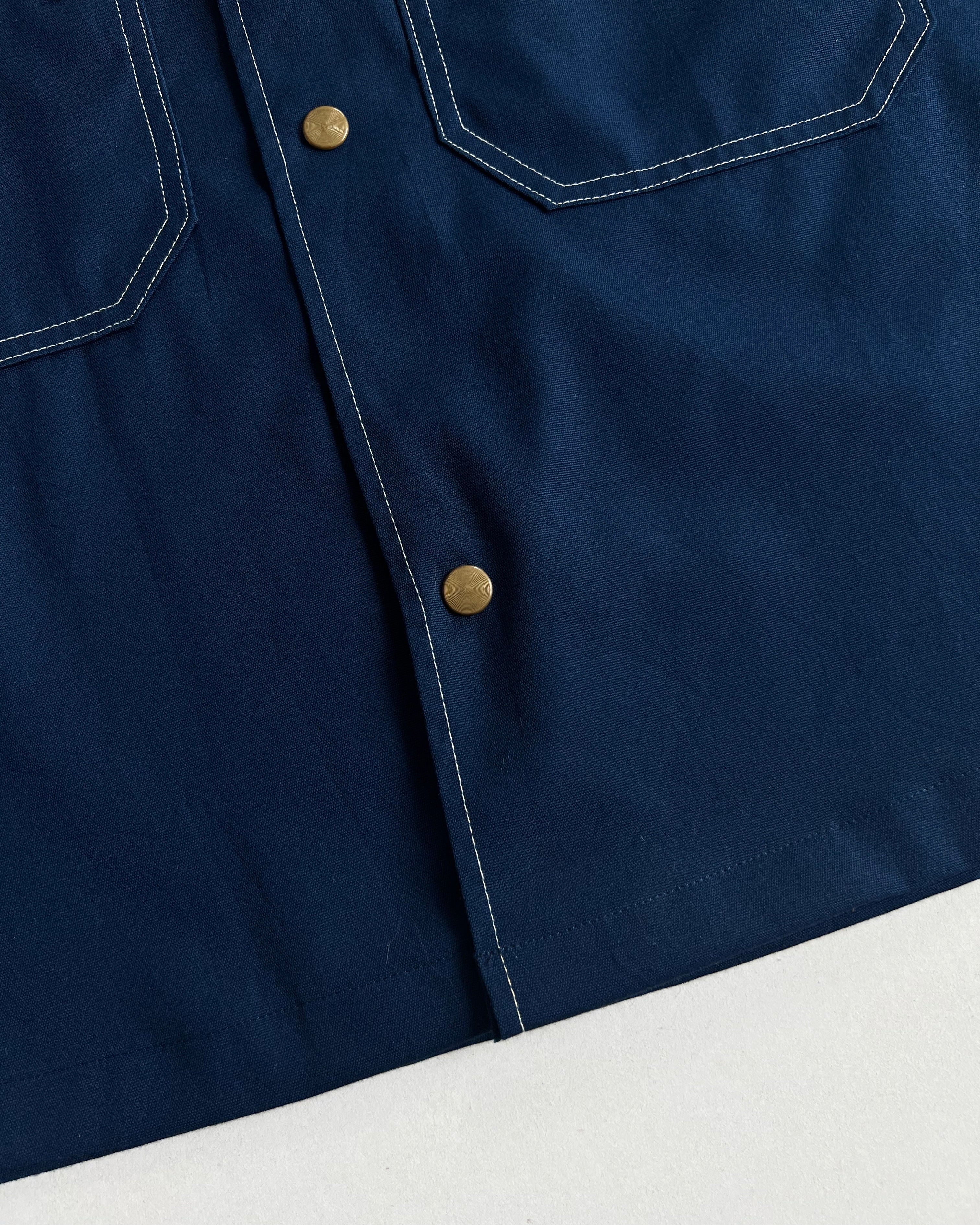 1970S JOHN WEITZ OPEN COLLAR SHIRT (XL)