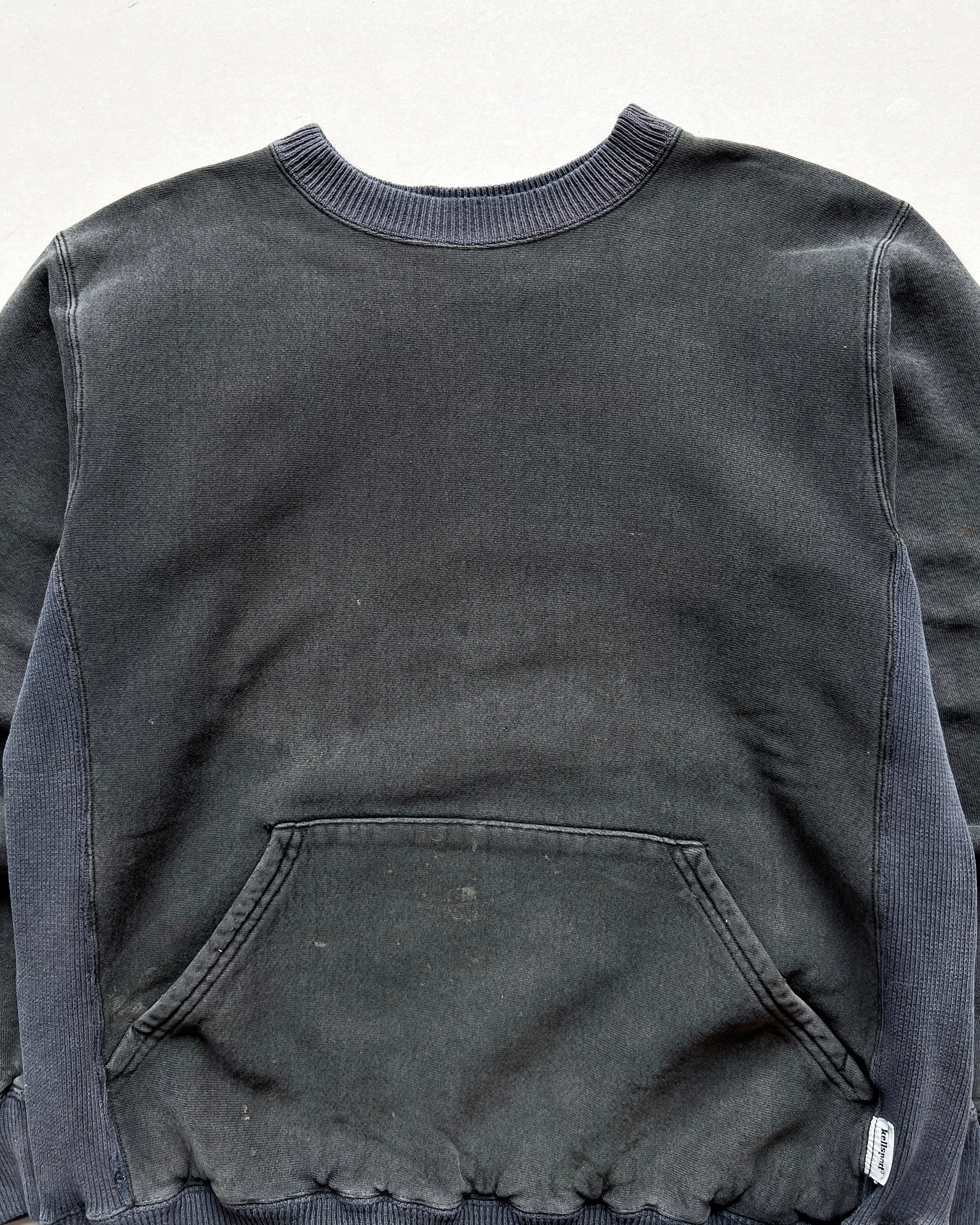 1990S FADED TWO-TONE REVERSE WEAVE SWEATSHIRT (L)