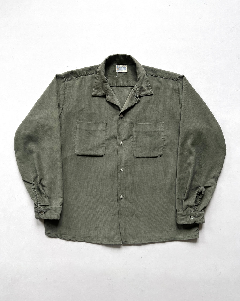 1960S TOWNCRAFT PENNEYS CORDUROY SHIRT (L)