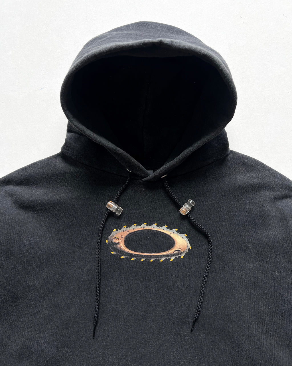 1990S OAKLEY SOFTWARE LOGO HOODIE (M)