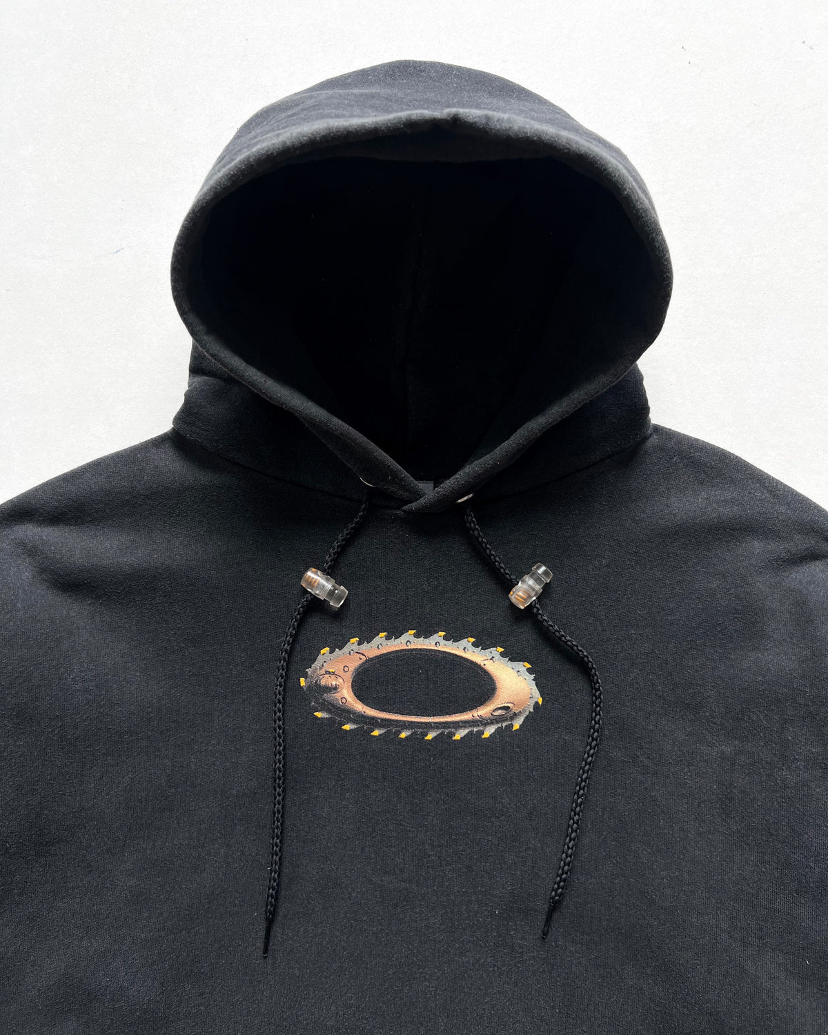 1990S OAKLEY SOFTWARE LOGO HOODIE (M)