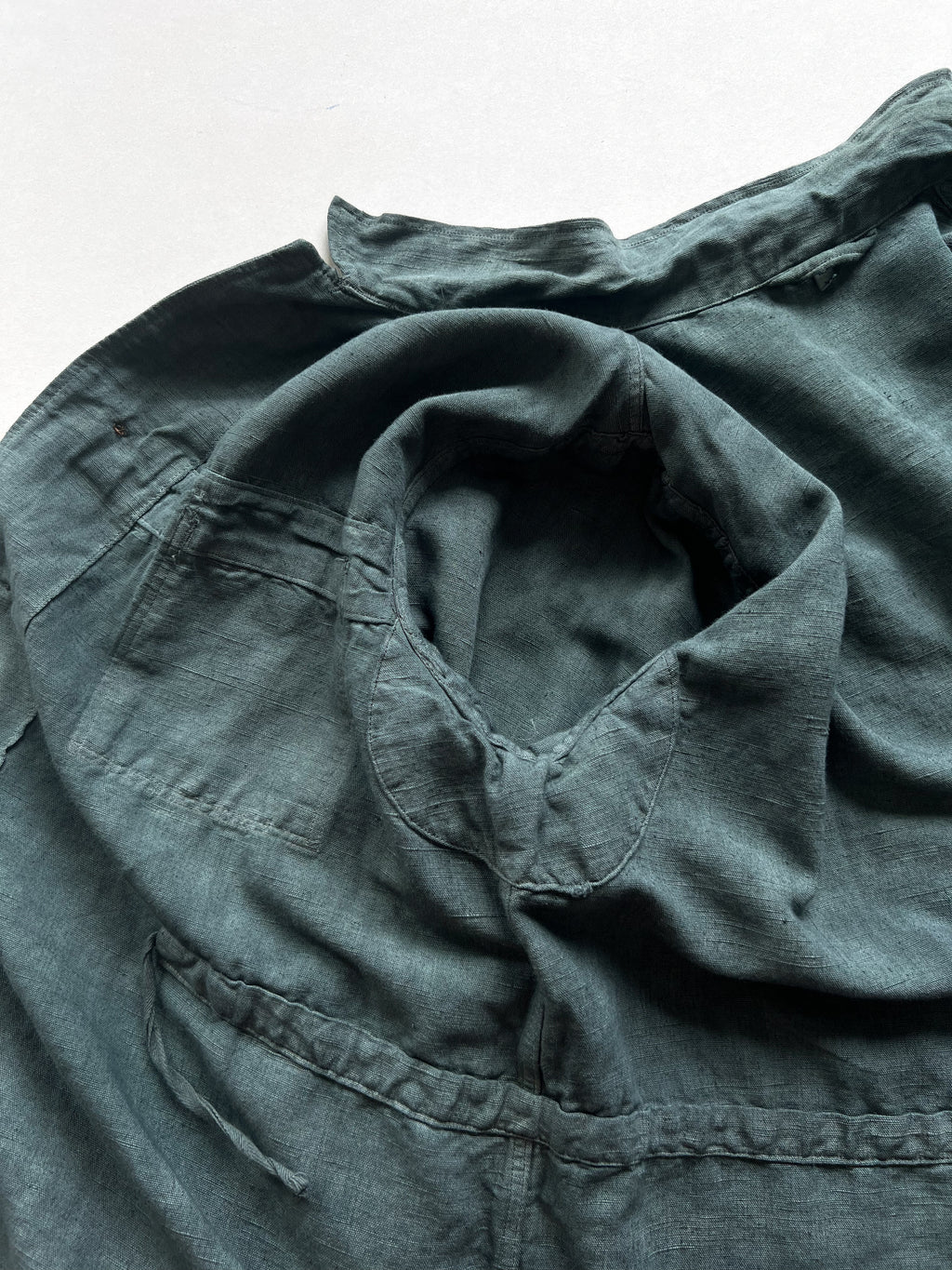 1940S/1950S EUROPE LINEN WORK JACKET (XL)