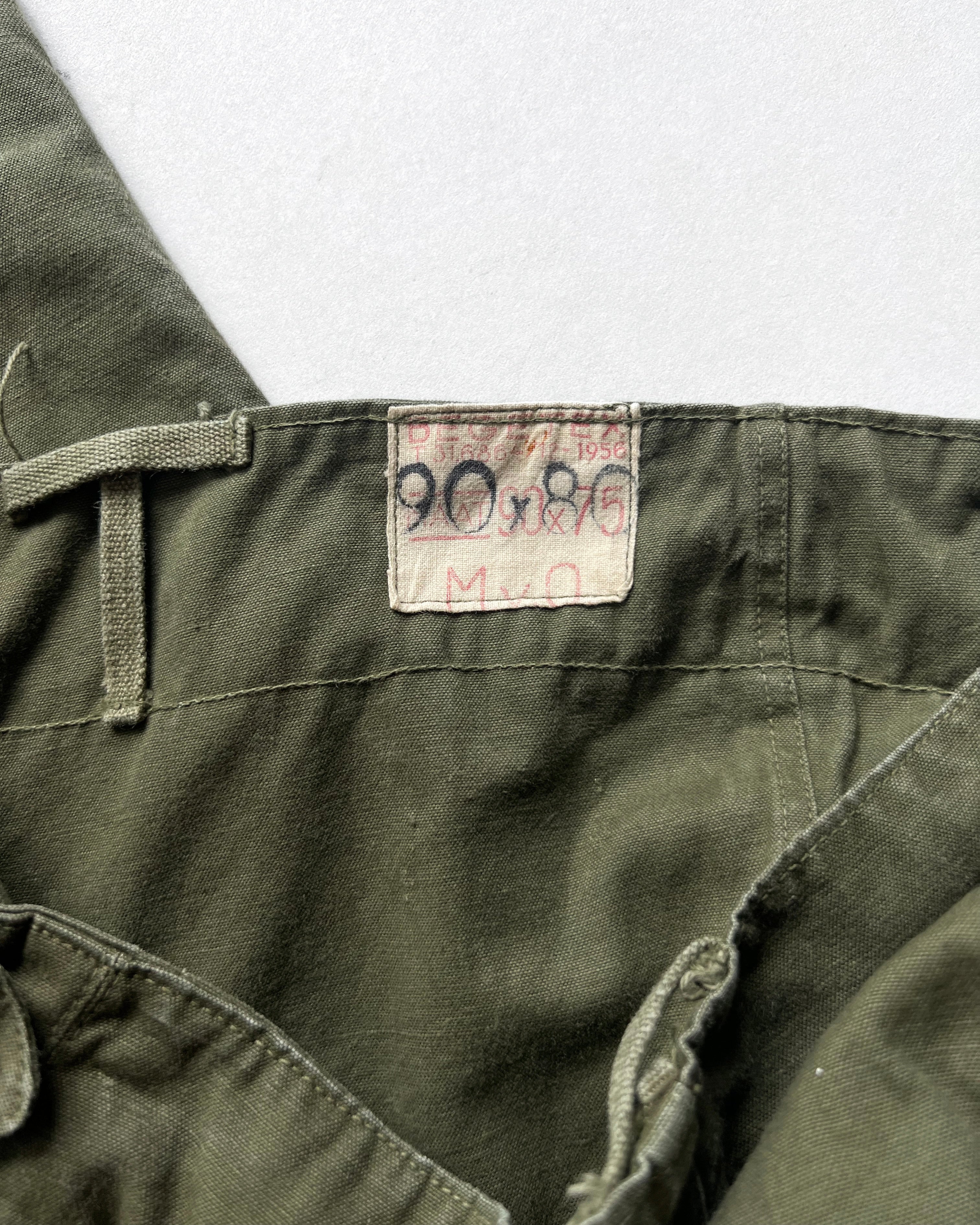 1950S DUTCH ARMY CARGO TROUSERS (34-37)