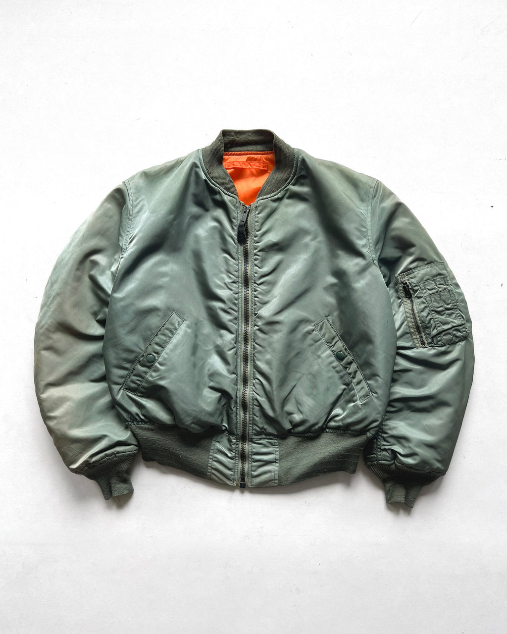 1980S ALPHA INDUSTRIES USAF MA-1 BOMBER (L)