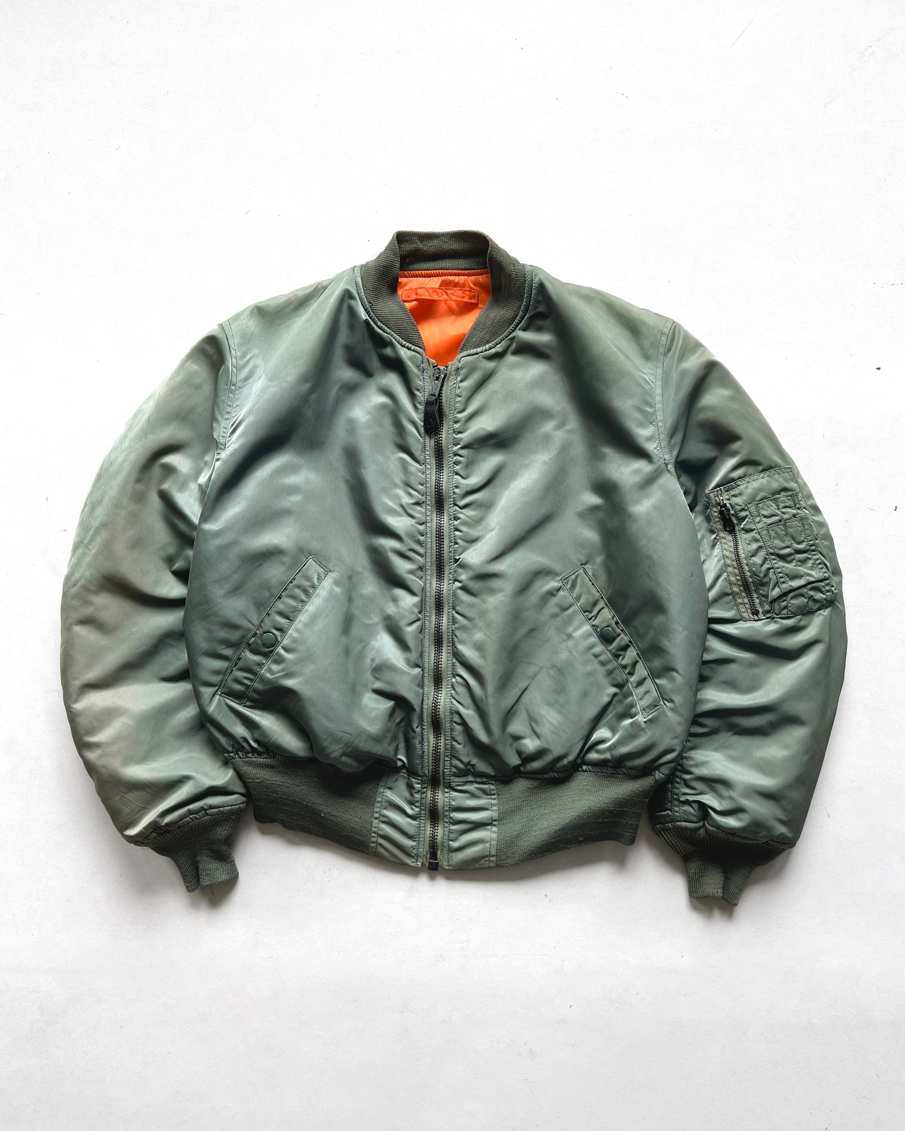 1980S ALPHA INDUSTRIES USAF MA-1 BOMBER (L)