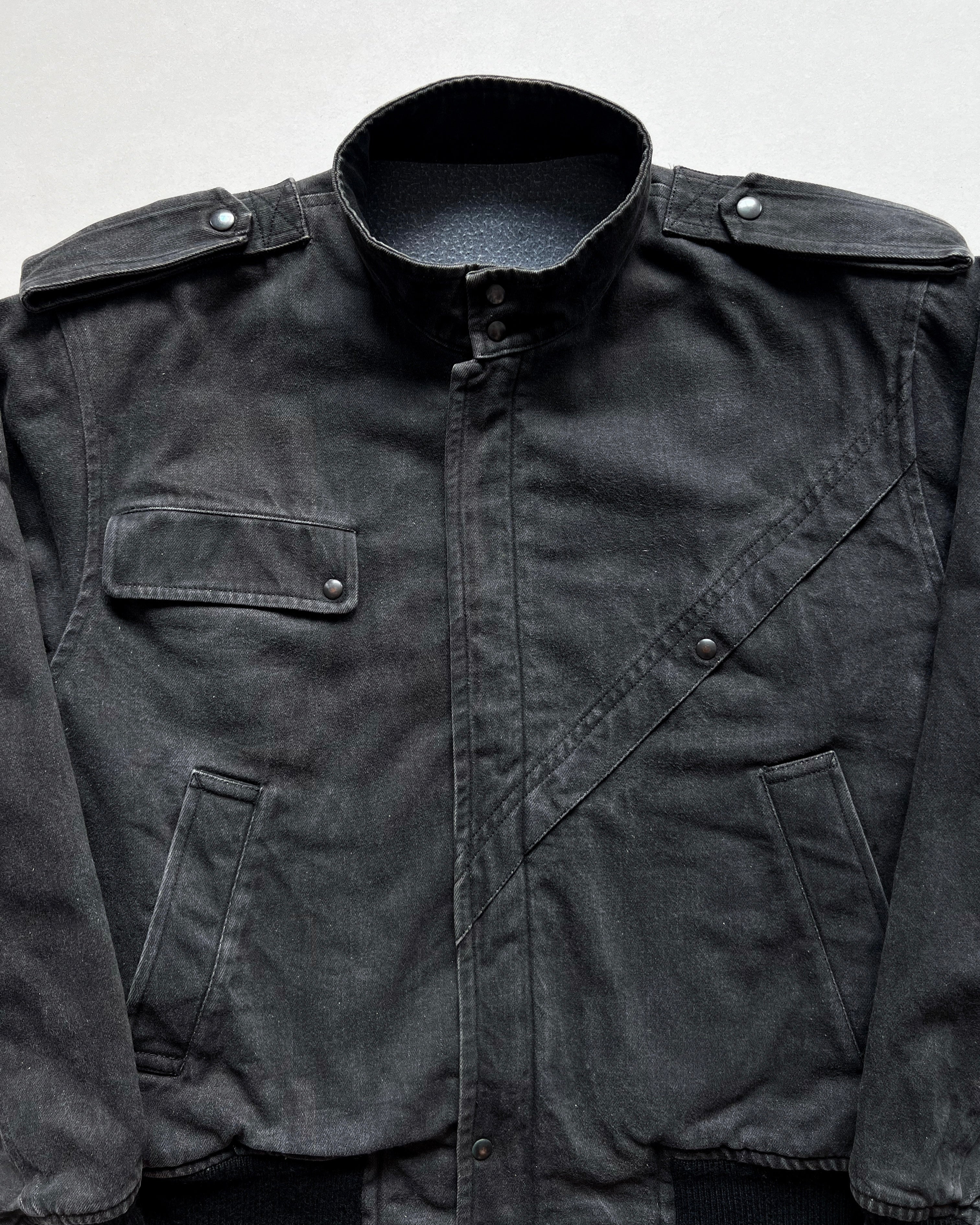 1980S JUN MEN CARGO BOMBER JACKET (M)