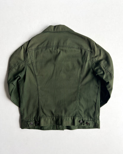 1970S GREEN LEVI'S BIG E TYPE III TRUCKER JACKET (M)