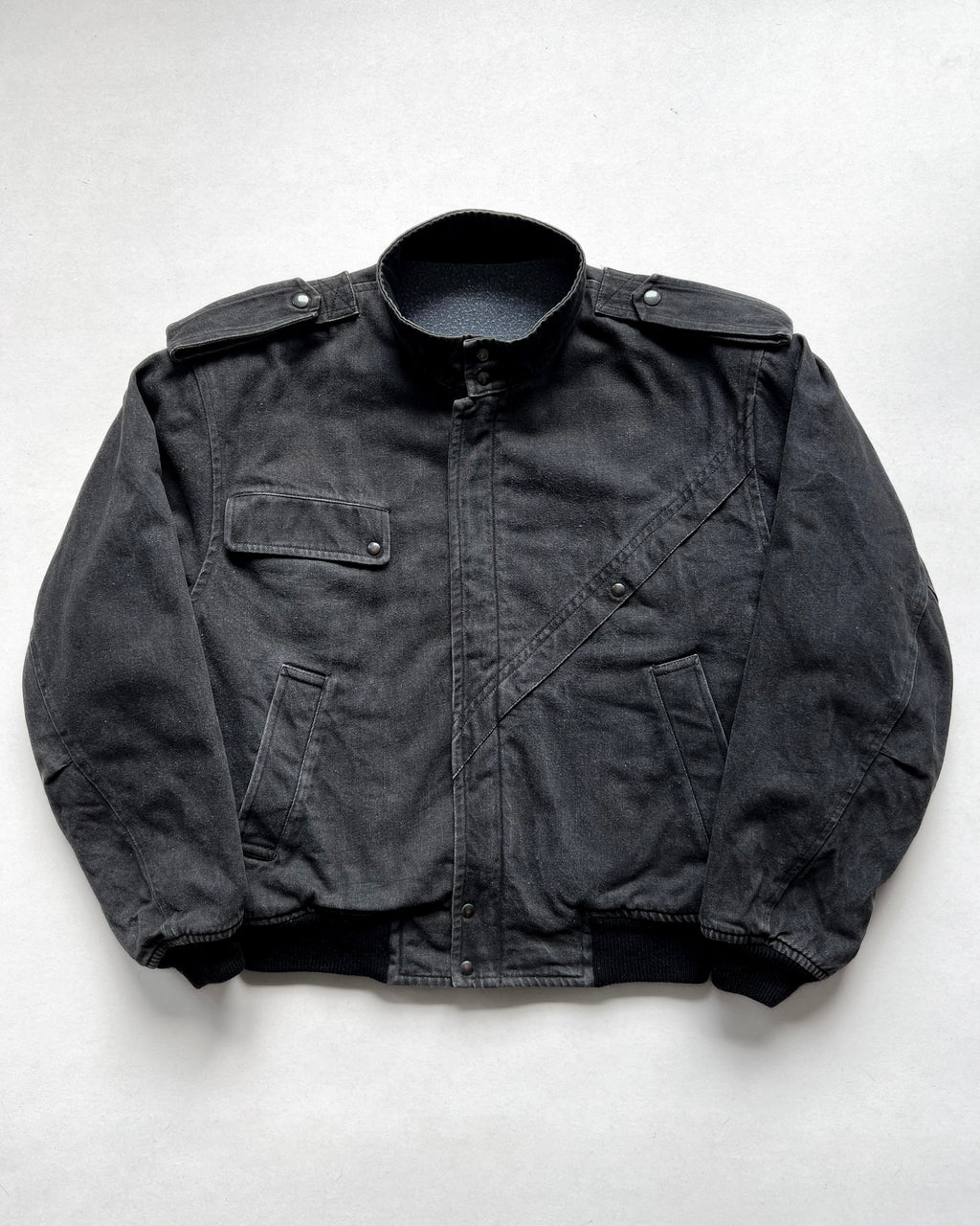1980S JUN MEN CARGO BOMBER JACKET (M)