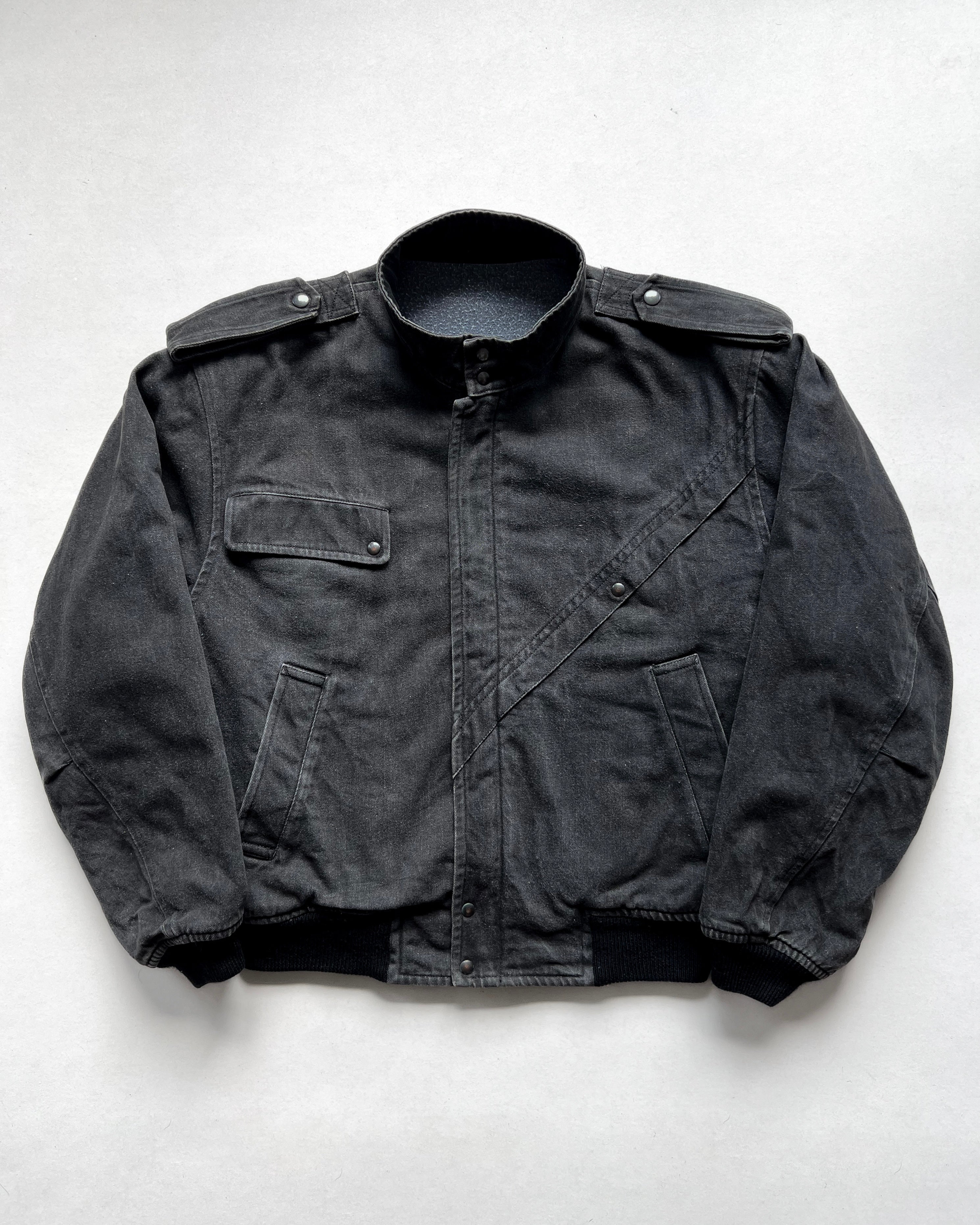 1980S JUN MEN CARGO BOMBER JACKET (M)