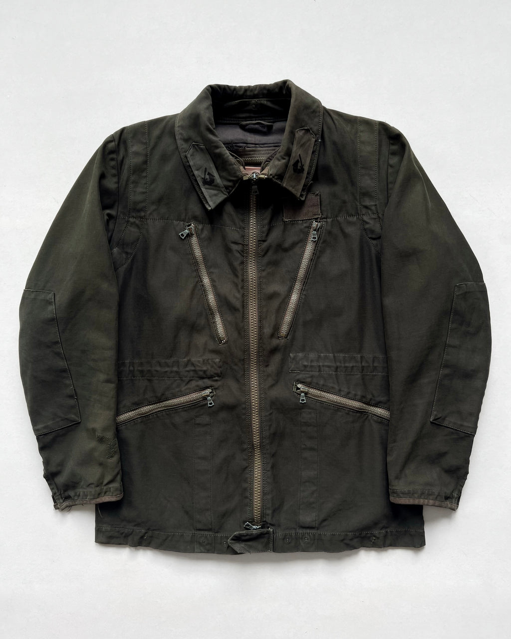 1970S SWEDISH C48 MILITARY ZIPPER JACKET (M)