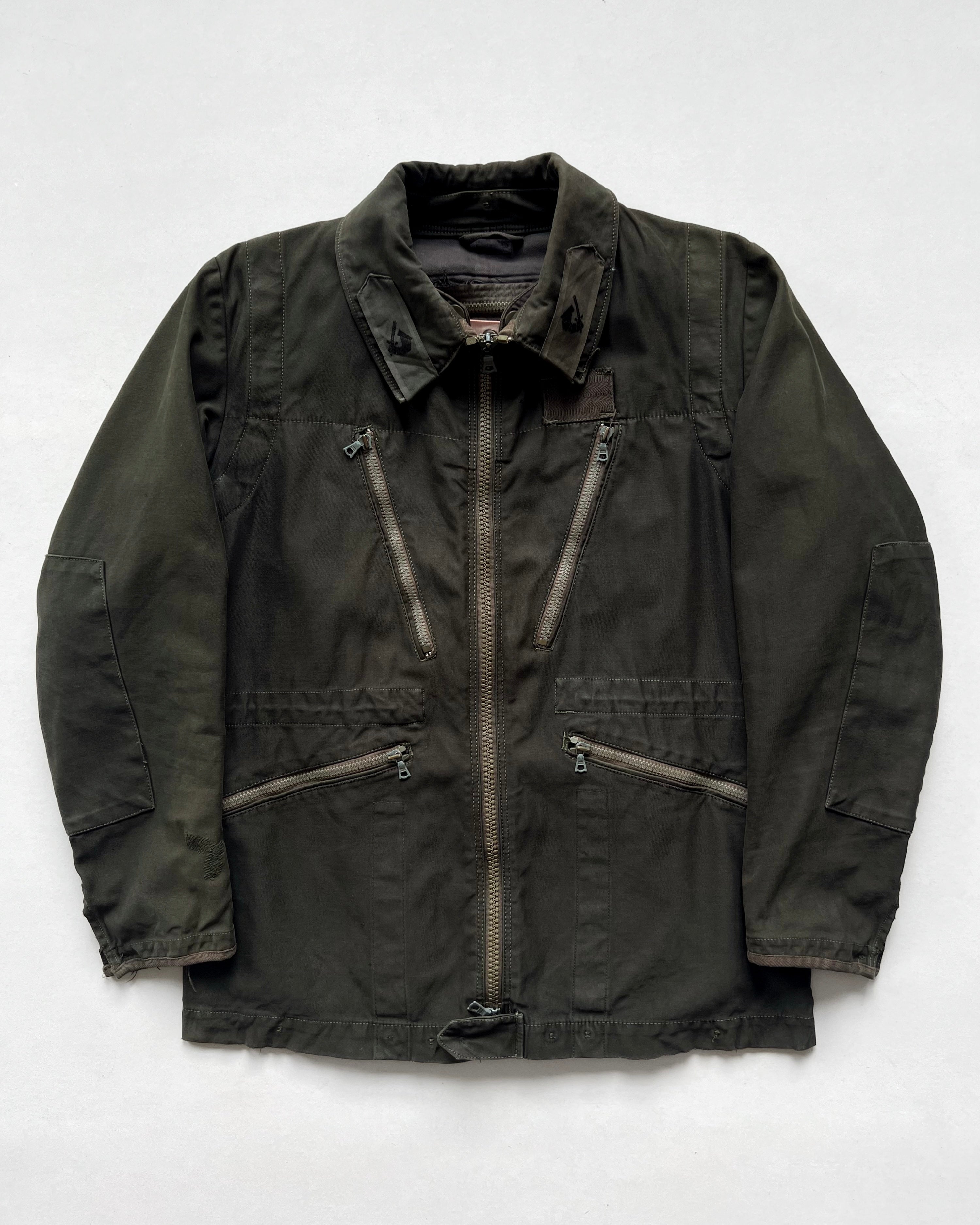 1970S SWEDISH C48 MILITARY ZIPPER JACKET (M)