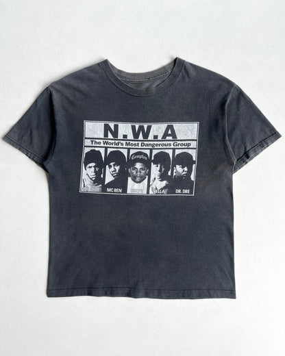 2000S FADED 'N.W.A' HIPHOP TEE (M)