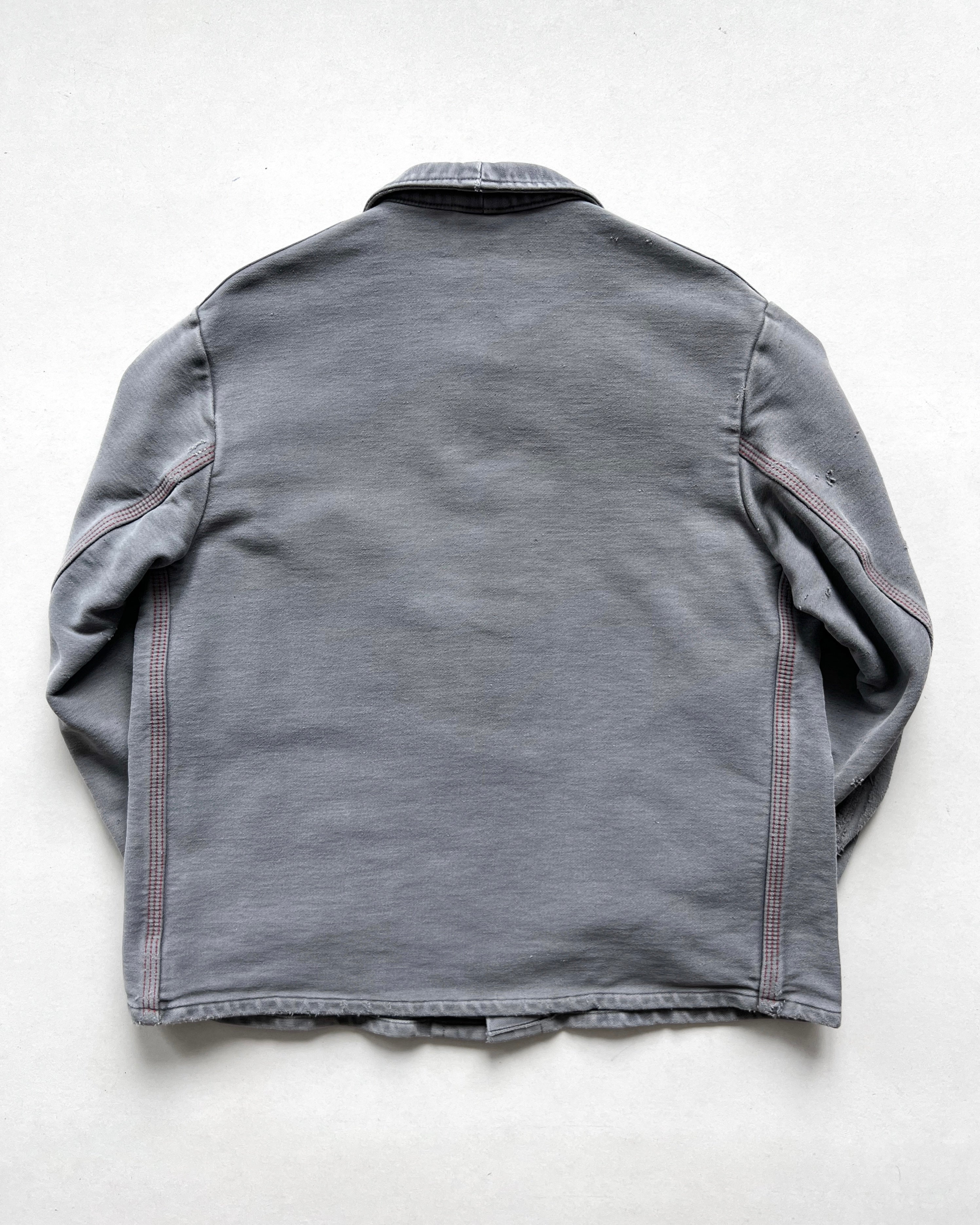 1960S GERMAN MOLESKIN DISTRESSED WORK JACKET (L)