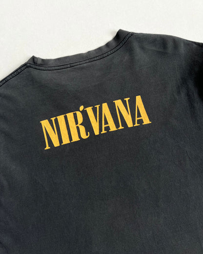 2000S FADED 'HERE'S NIRVANA' TEE (L)