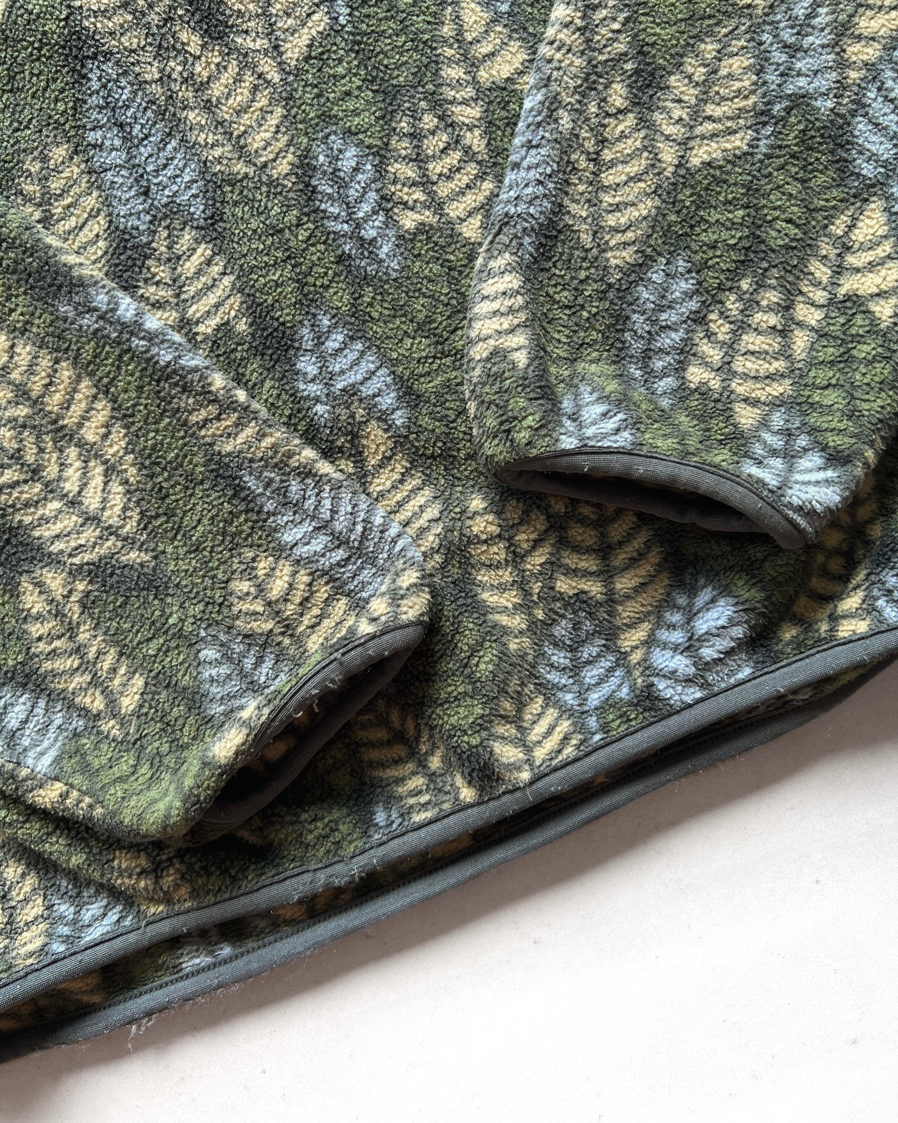 1990S PATAGONIA 'SPEARS LEAF' SNAP-T FLEECE (M)