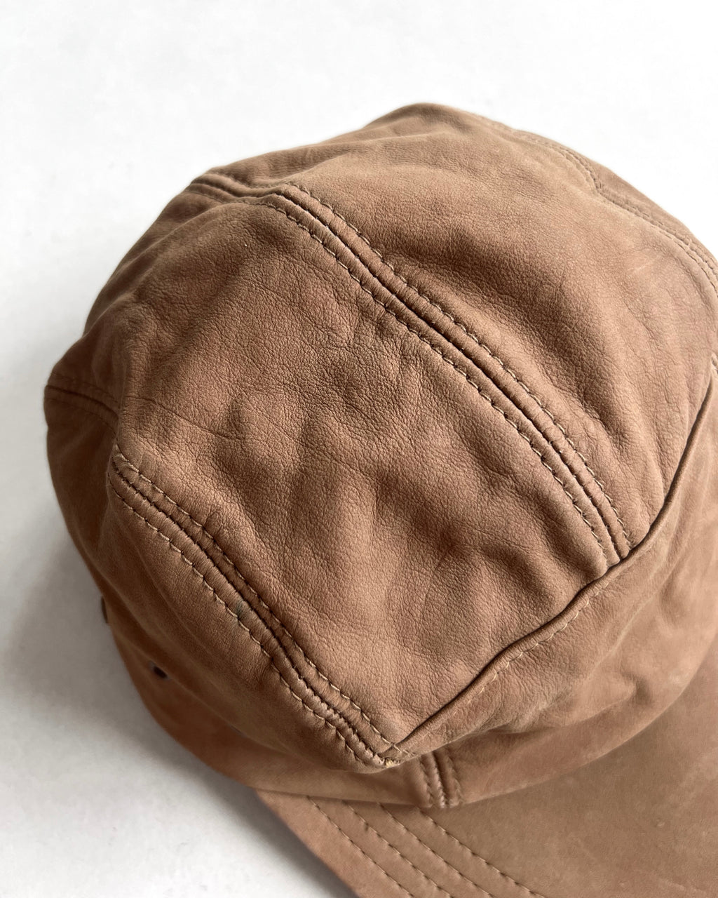 1980S L.L BEAN SUEDE LEATHER CAP (L/XL)