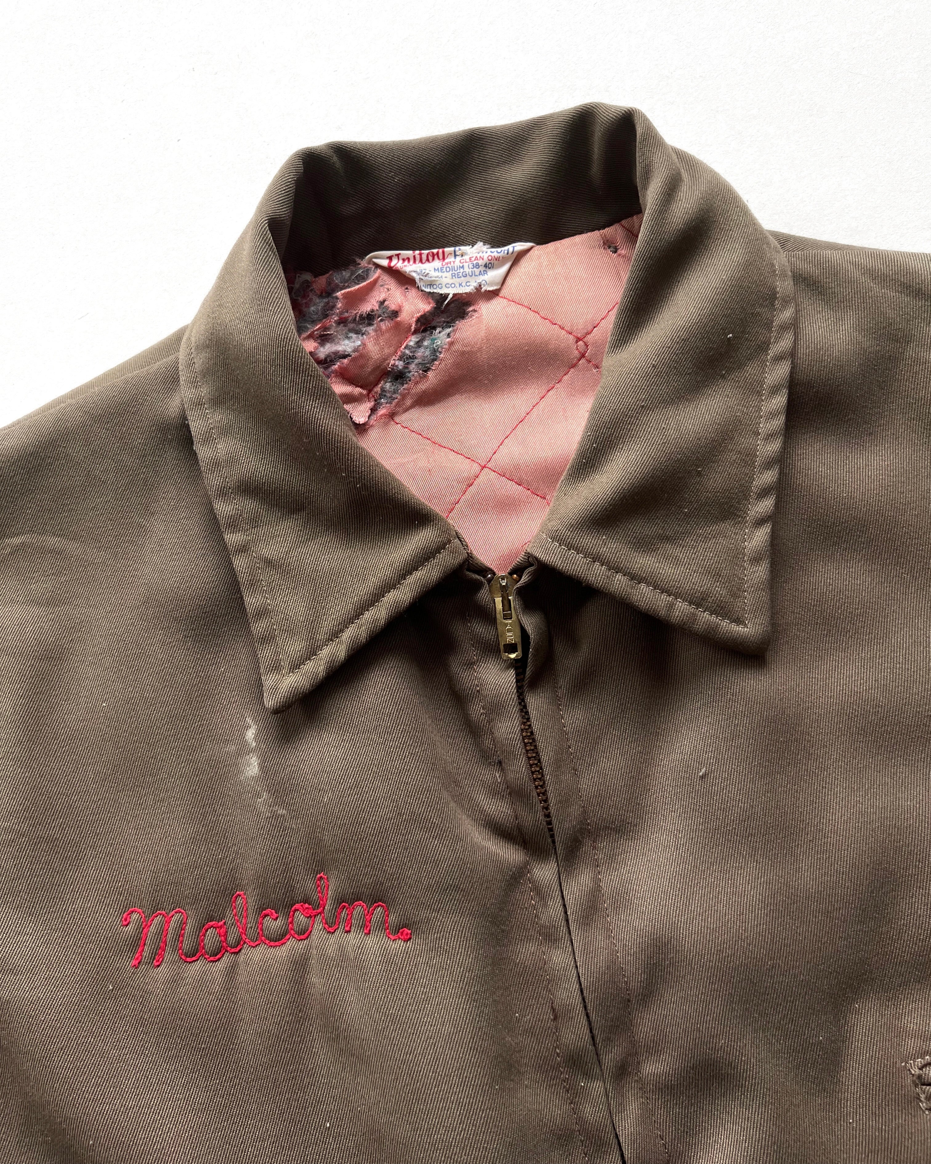 1960S UNITOG 'MALCOLM' GABARDINE JACKET (M)