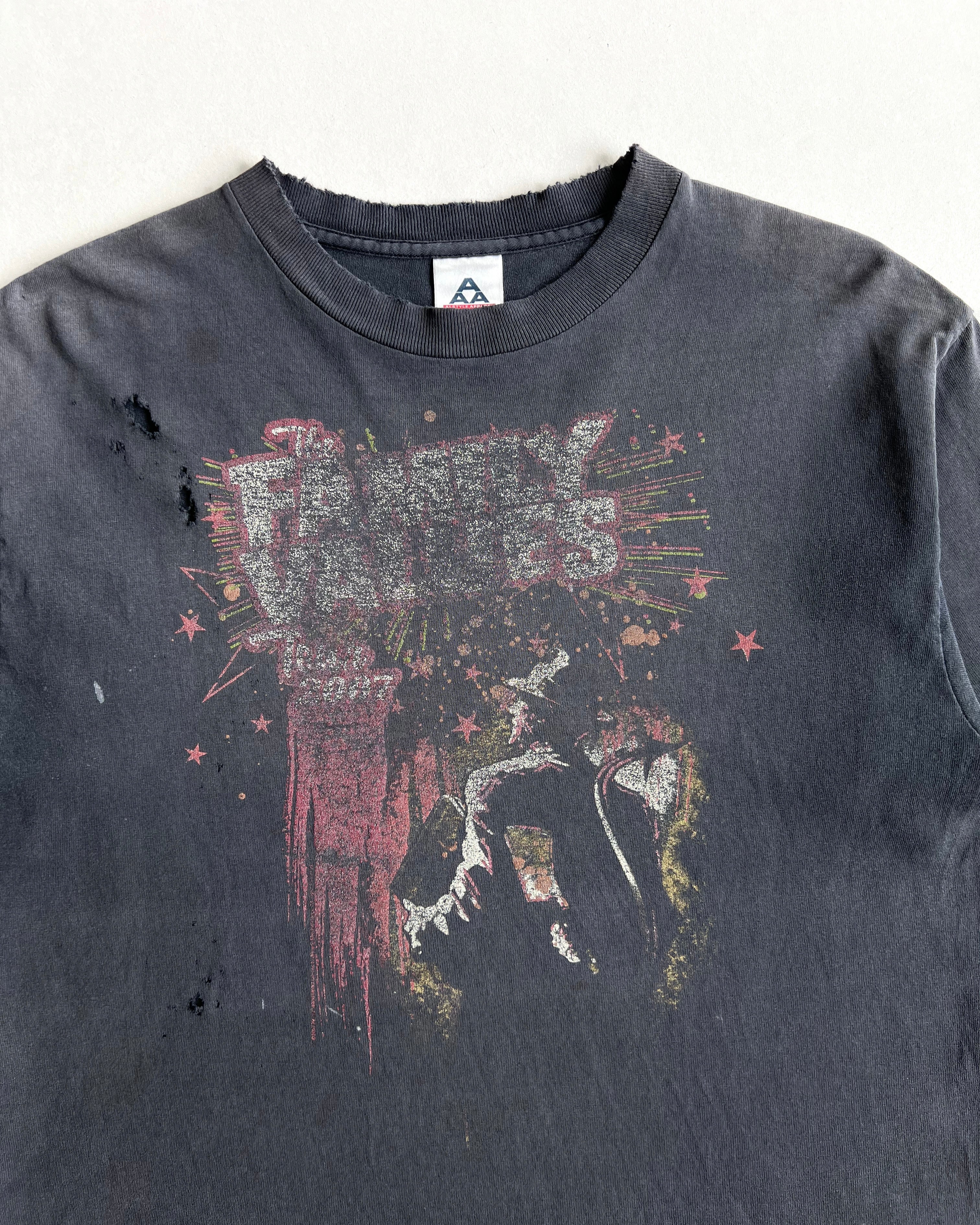 2007 KORN 'THE FAMILY VALUES TOUR' DISTRESS TEE (M)