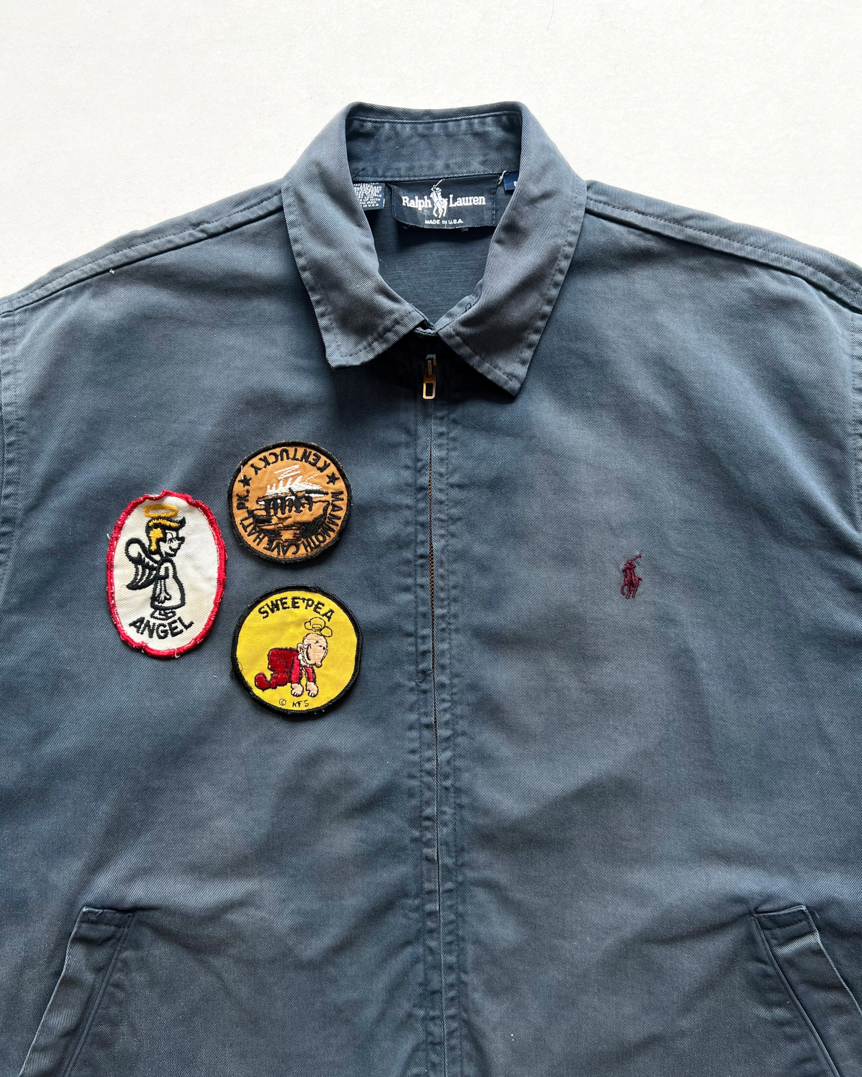 1970S SUN FADED RALPH LAUREN HARRINGTON JACKET (M)