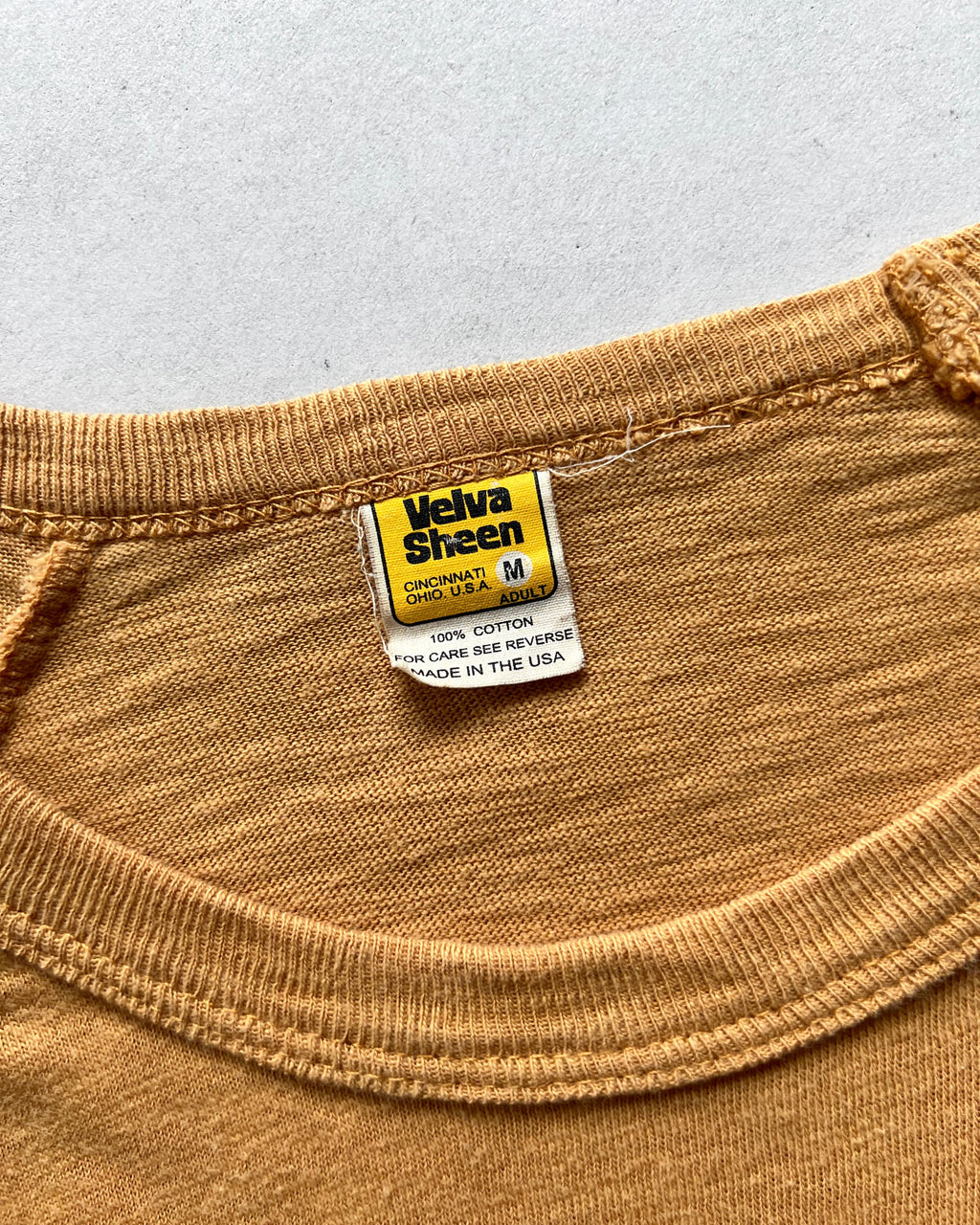 1970S 'STATE FINALS TRACK & FIELD CALIFORNIA' 3/4 TEE (M)