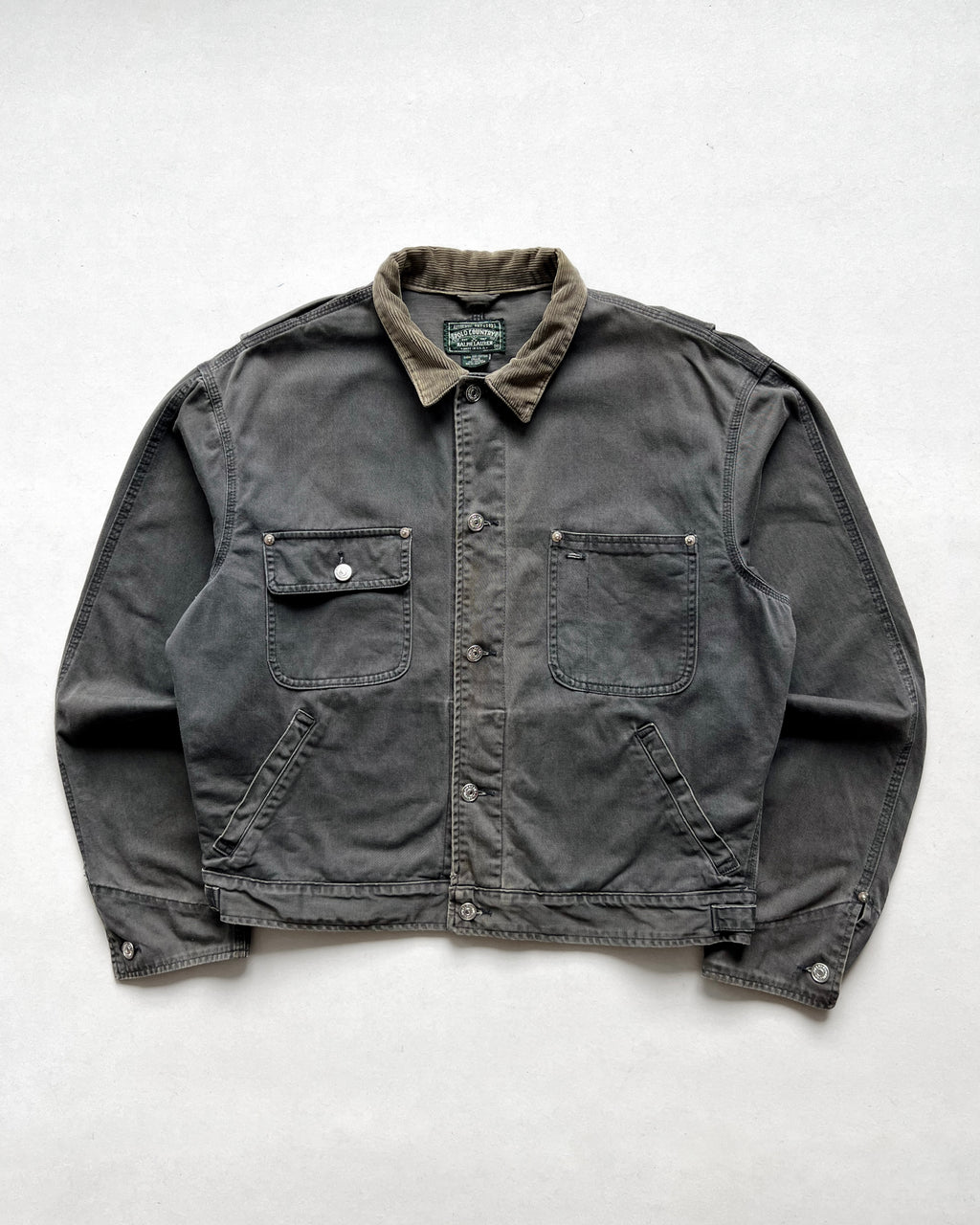 1980S FADED RALPH LAUREN WORK JACKET (L)