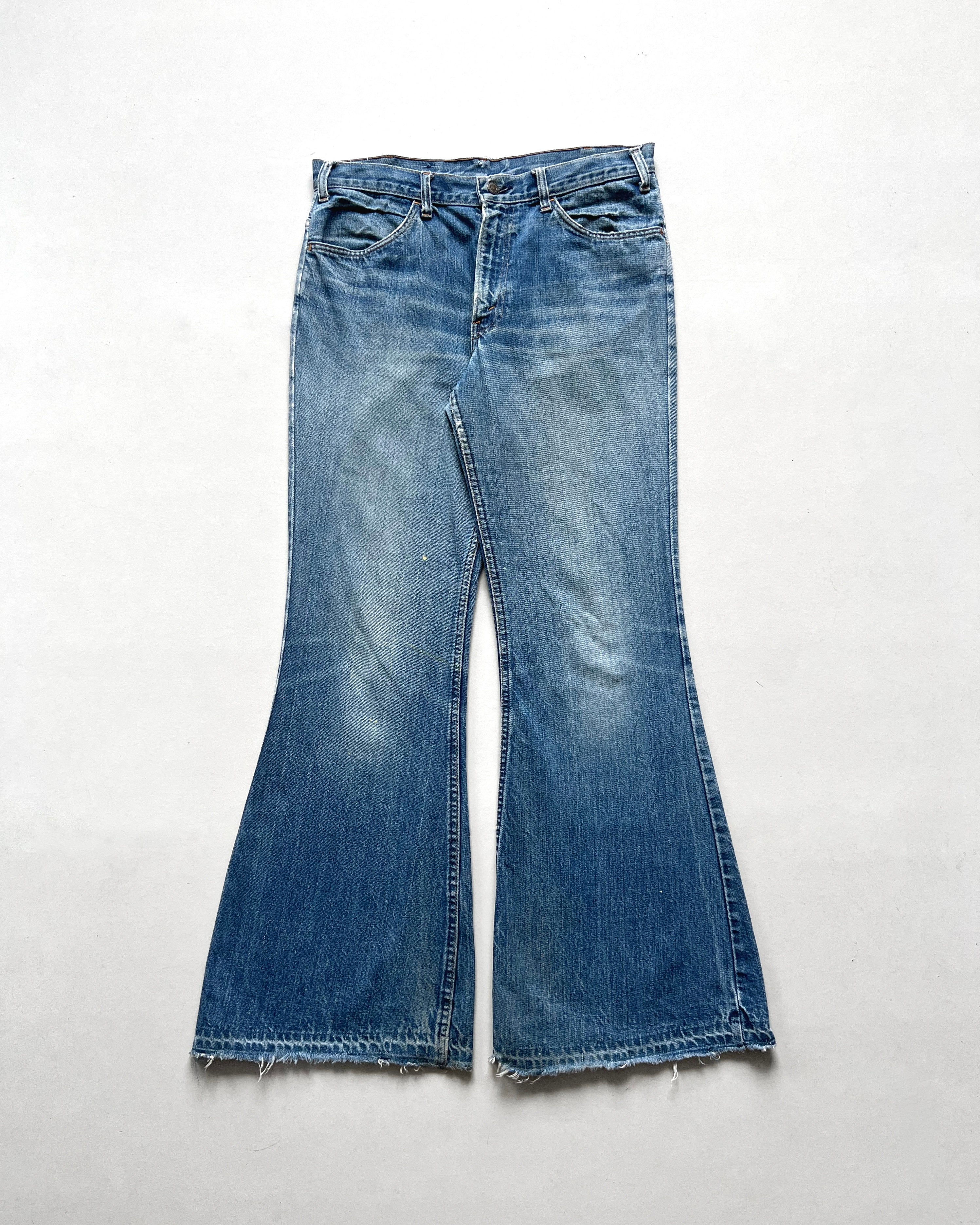 1970S FADED LEVI'S 684 BOOTCUT JEANS (34)