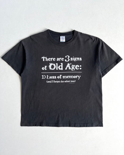 1990S FADED 'OLD AGE LOSS OF MEMORY' TEE (L)