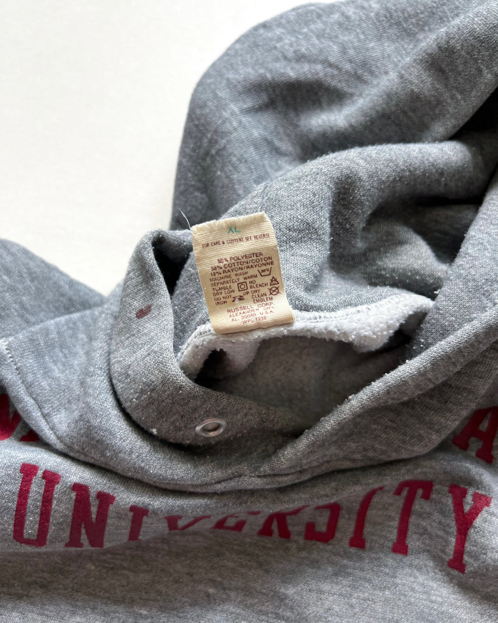 1970S RUSSELL 'WASHINGTON STATE UNIVERSITY' HOODIE (XL)