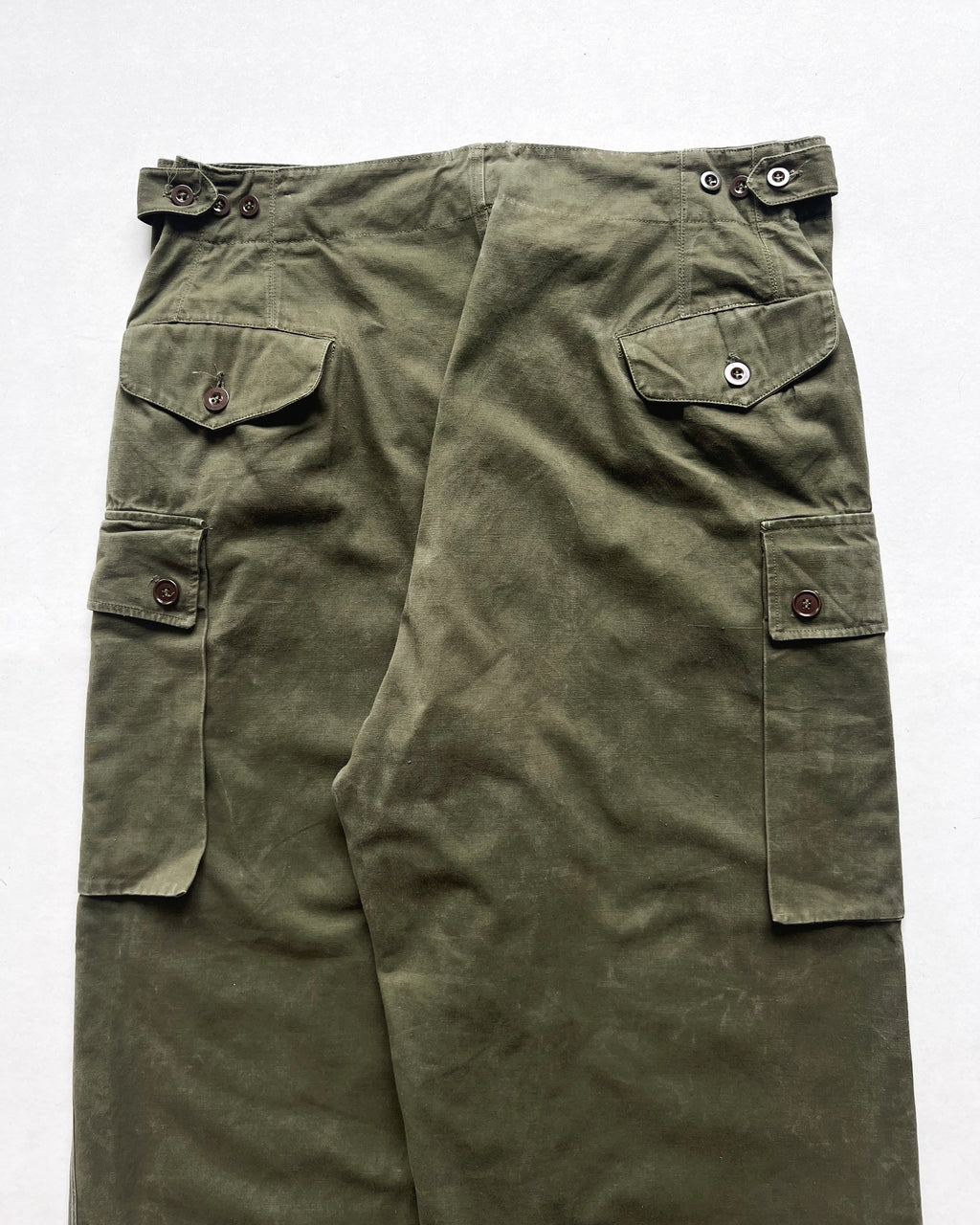 1950S DUTCH ARMY CARGO TROUSERS (34-37)