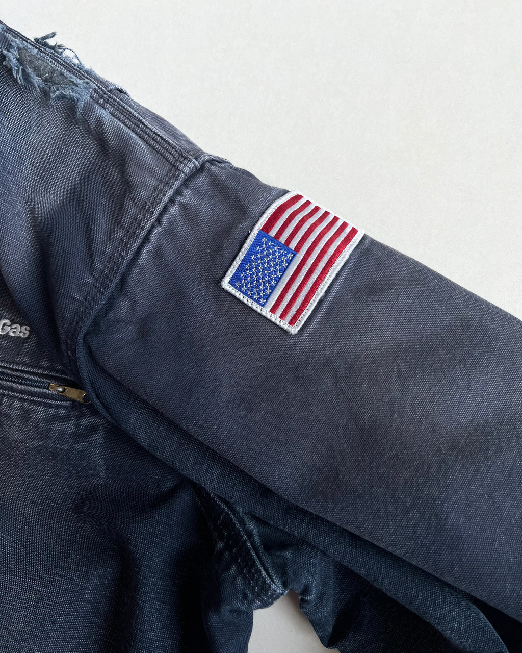 1990S FADED 'AMERIGAS' CARHARTT DETROIT JACKET (XL)