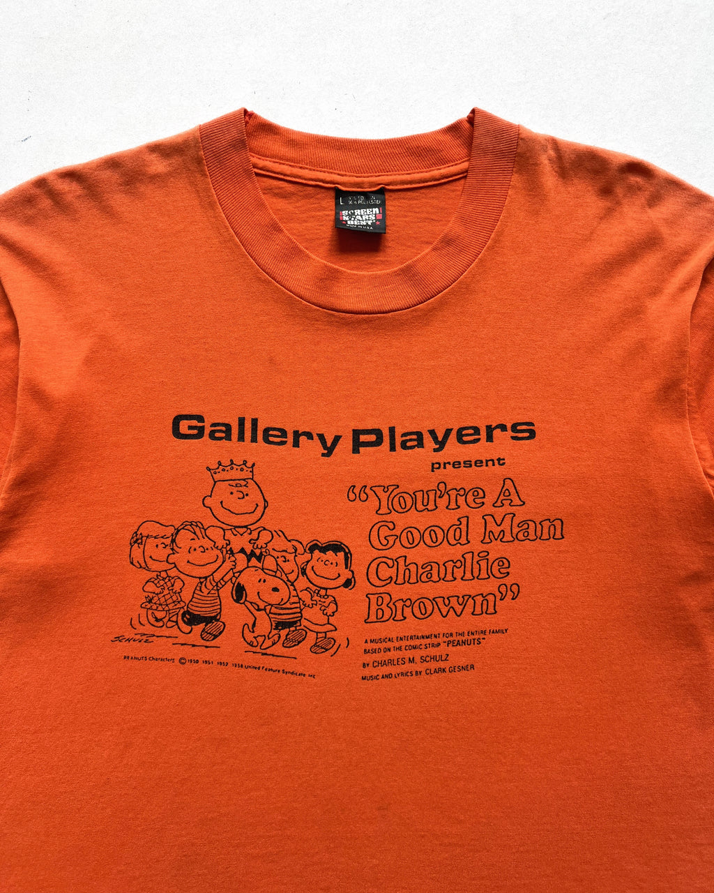 1990S 'SNOOPY CHARLIE BROWN PEANUTS FAMILY' TEE (L)