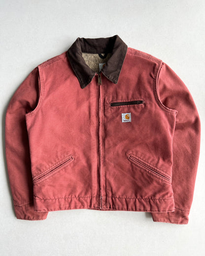 SALMON PINK CARHARTT DETROIT WORK JACKET (S)