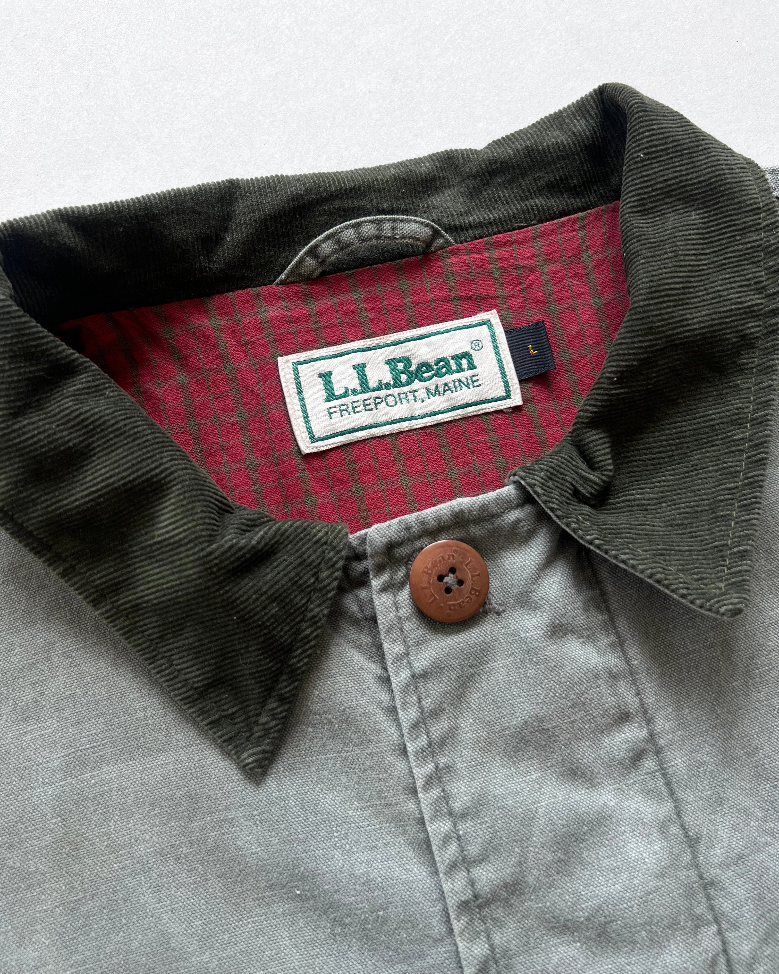 1980S L.L BEAN CANVAS HUNTING JACKET (L)