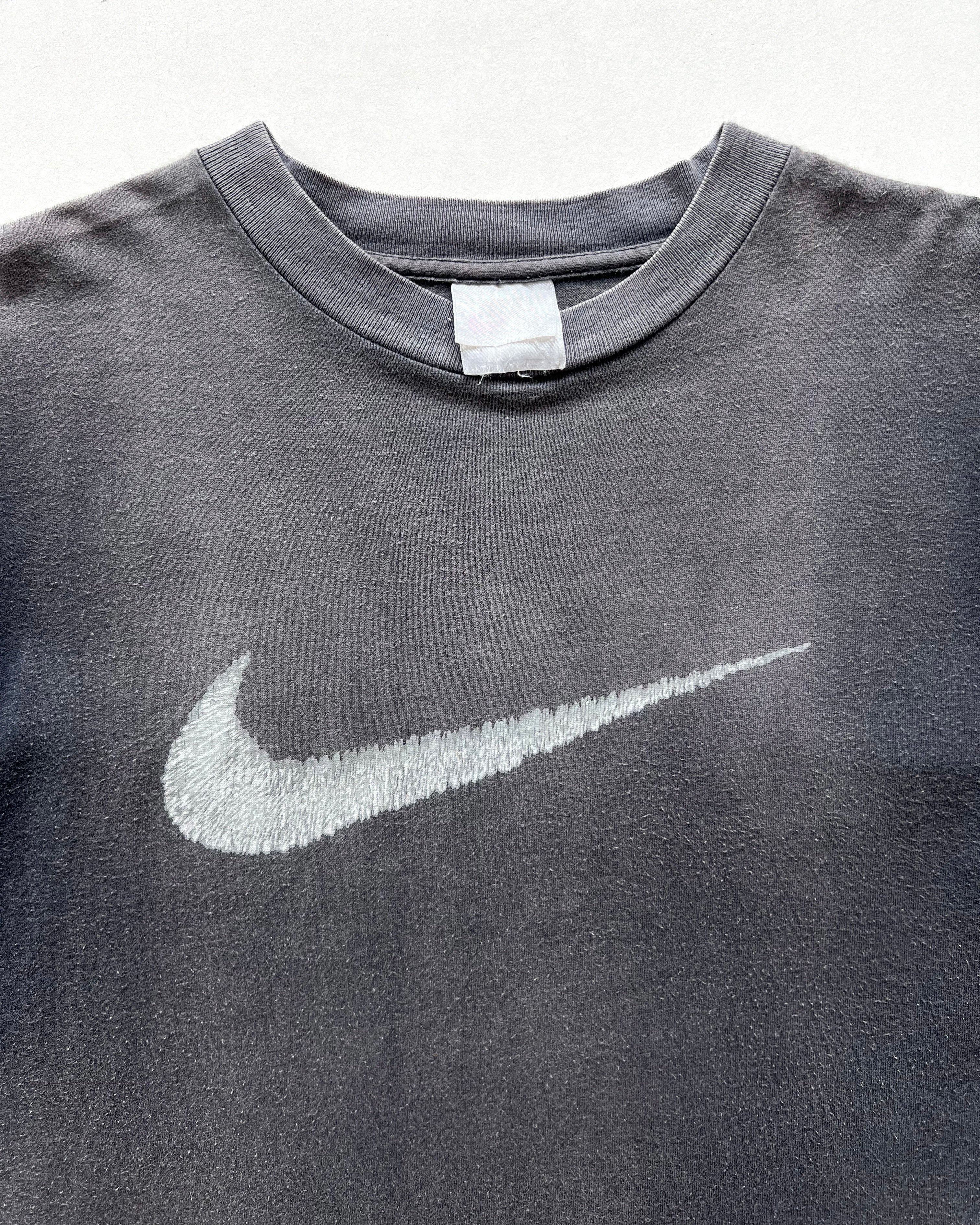 1990S SUN FADED NIKE LOGO TEE (M)