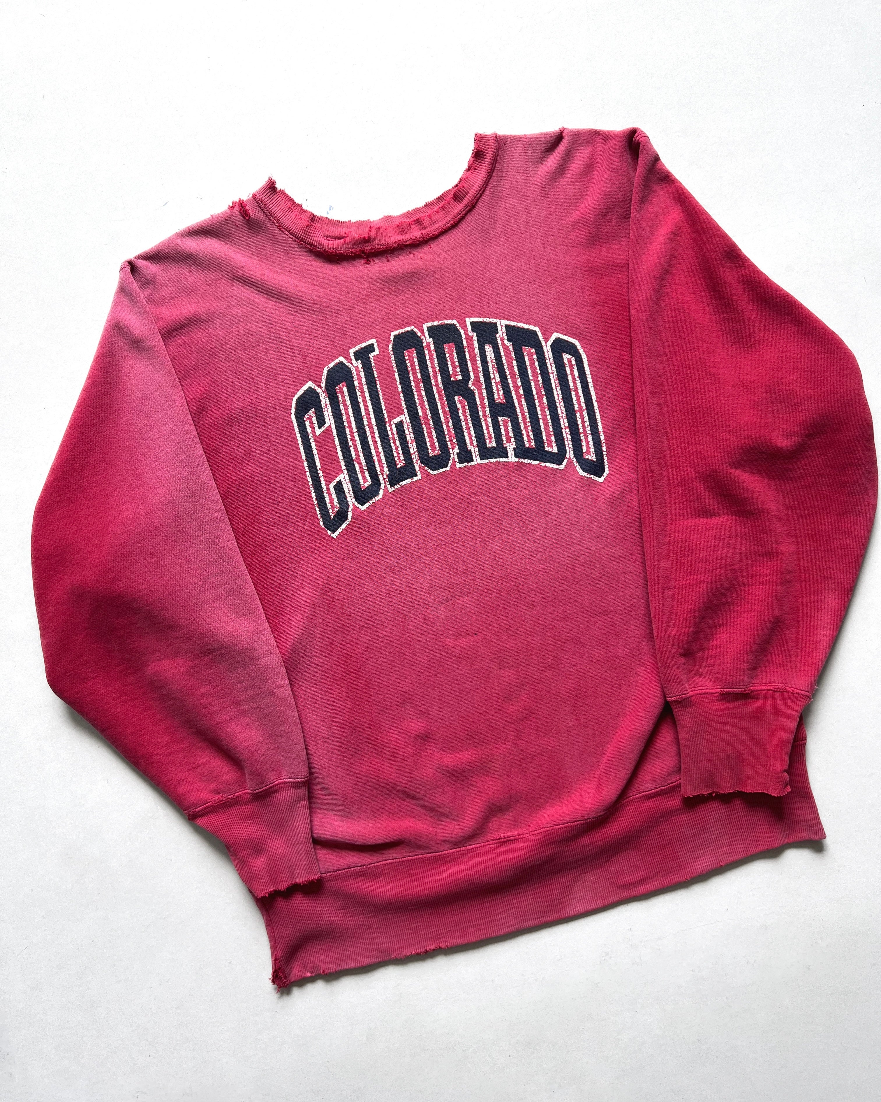1990S FADED CHAMPION 'COLORADO' REVERSE WEAVE SWEATSHIRT (XL)