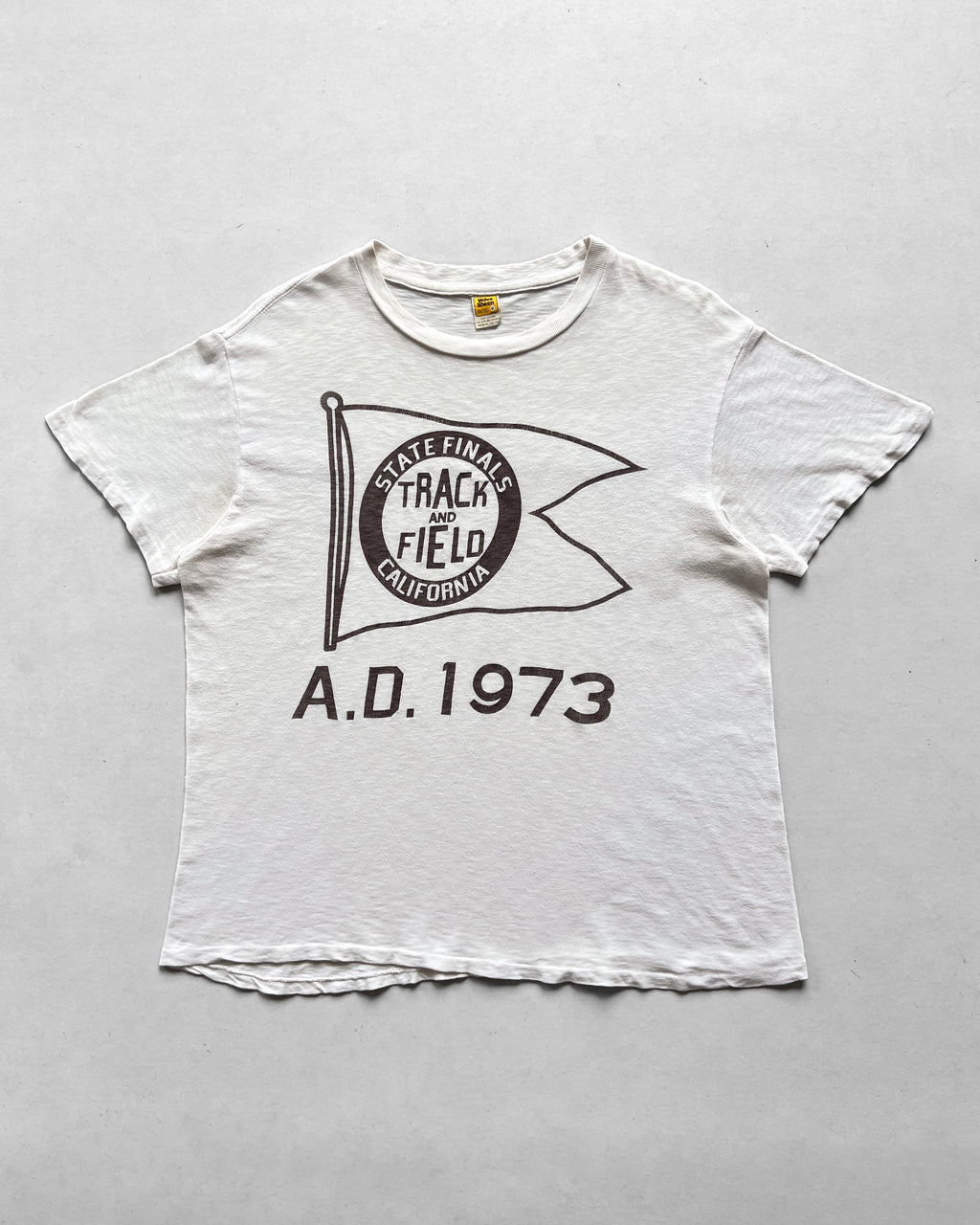 1970S 'STATE FINALS CALIFORNIA TRACK AND FIELD' TEE (M)