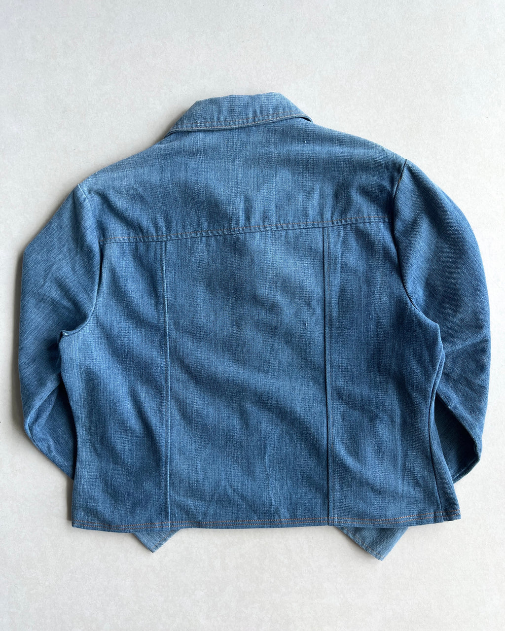 1970S SEARS WESTERN DENIM CROPPED JACKET (L)
